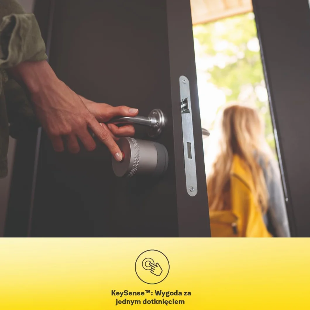 Yale Linus Smart Lock L2 Lite Srebrny Zgodny z Matter Dostęp bez klucza