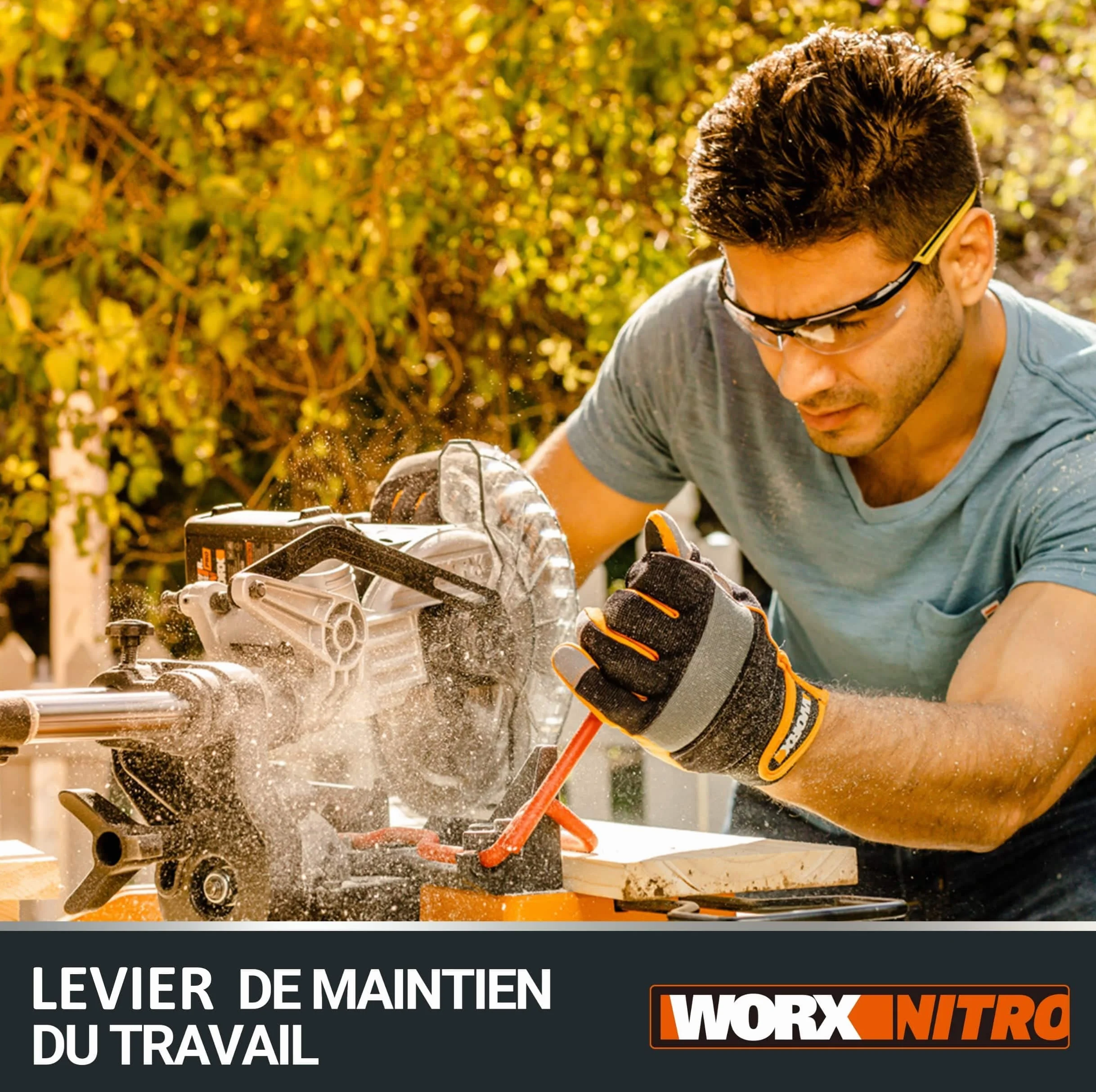 WORX WX845.9 akumulatorowa piła ciągnąca ukośnica 20 V