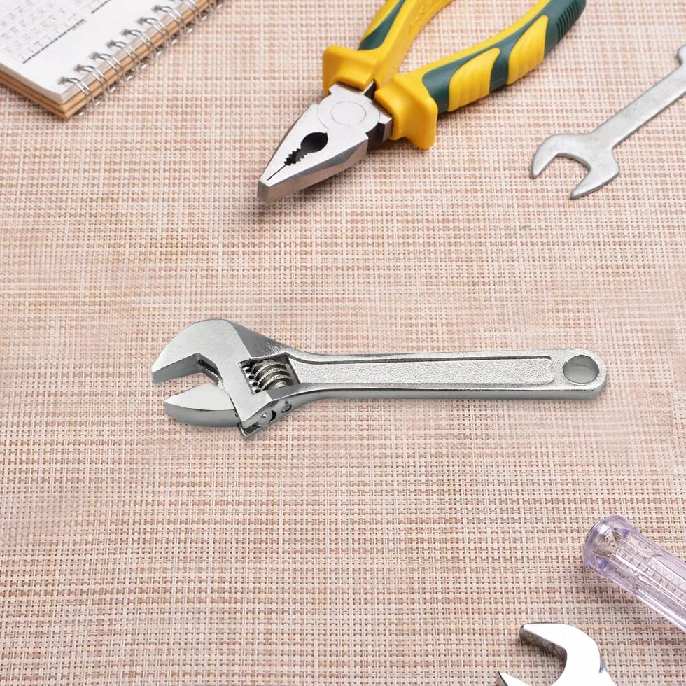 Mini klucz nastawny 100 mm metalowy wielofunkcyjny