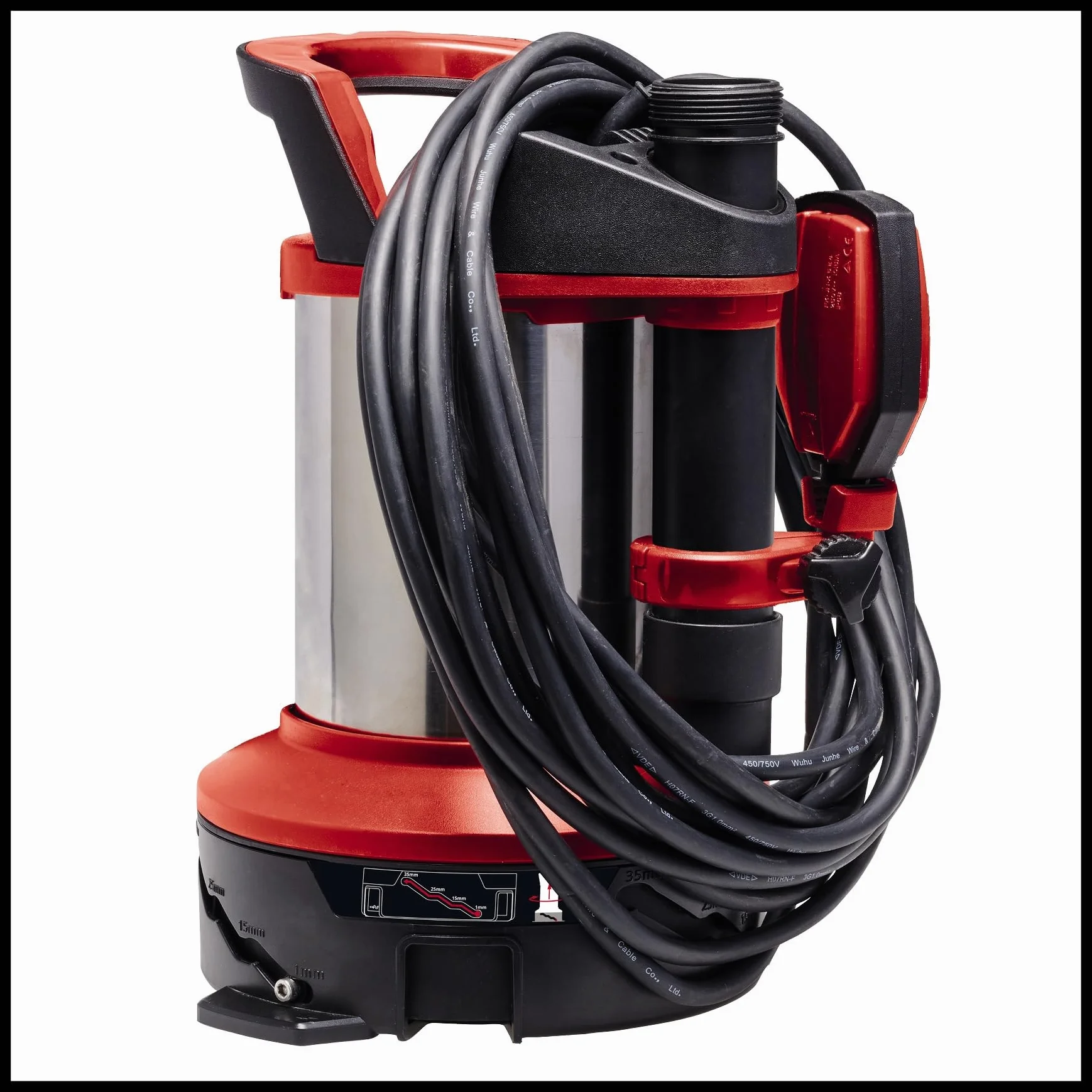 Einhell GE-DP 7535 N LL ECO pompa do brudnej wody 2 w 1 750 W Ø 35 mm 18 500 l/h Quick-Connector