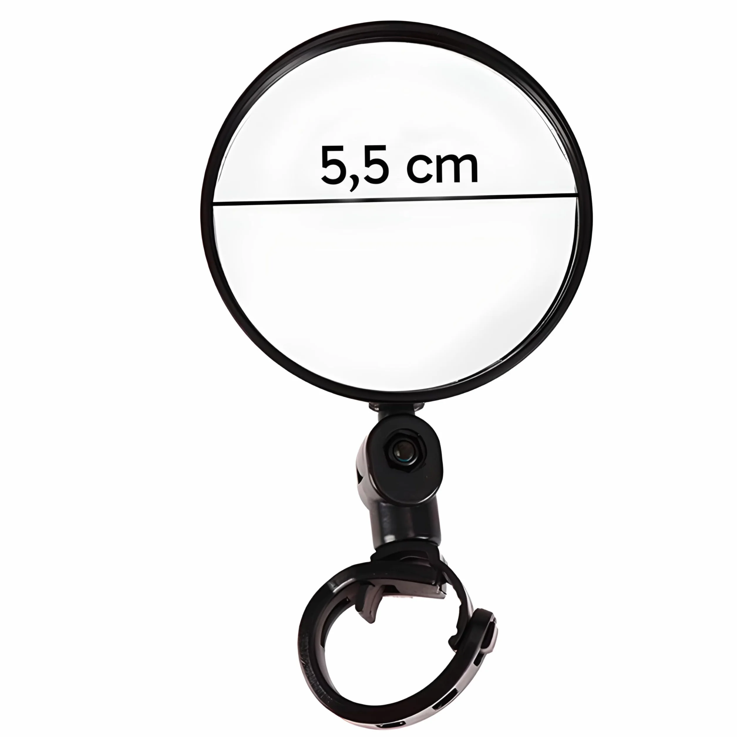 Retoo lusterko rowerowe HD 360° obrotowe, lusterko wsteczne rowerowe do kierownicy 15-35 mm, lusterko rowerowe do kierownicy do e-roweru, MTB, roweru szosowego, lusterko z uchwytem, nad i pod