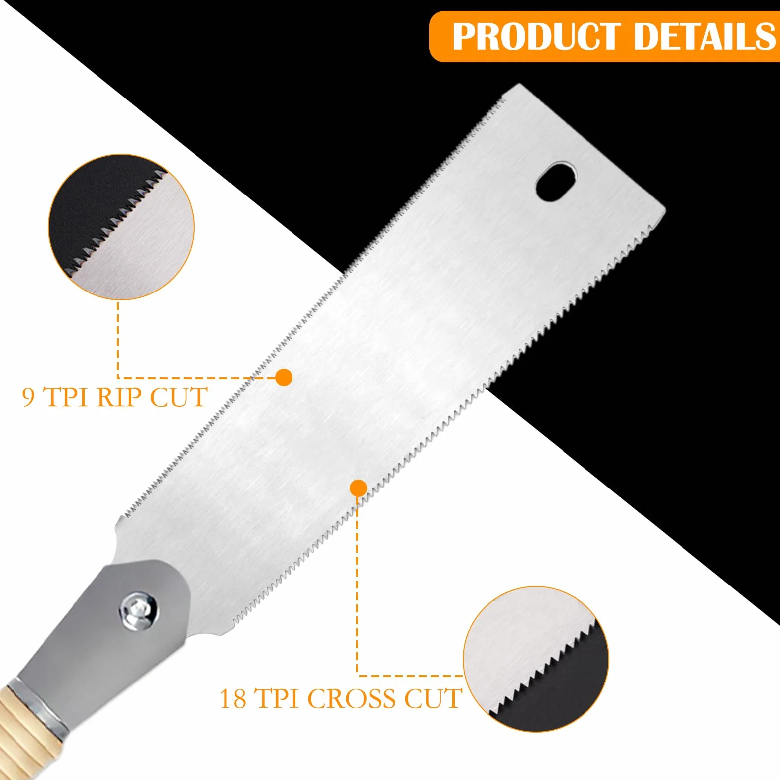 Piła ręczna Ryoba 240 mm stal węglowa SK5