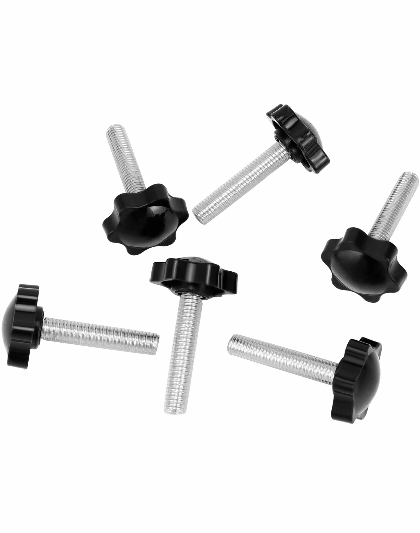 QWORK Zestaw 12 śrub z uchwytem gwiazdowym M8*40MM