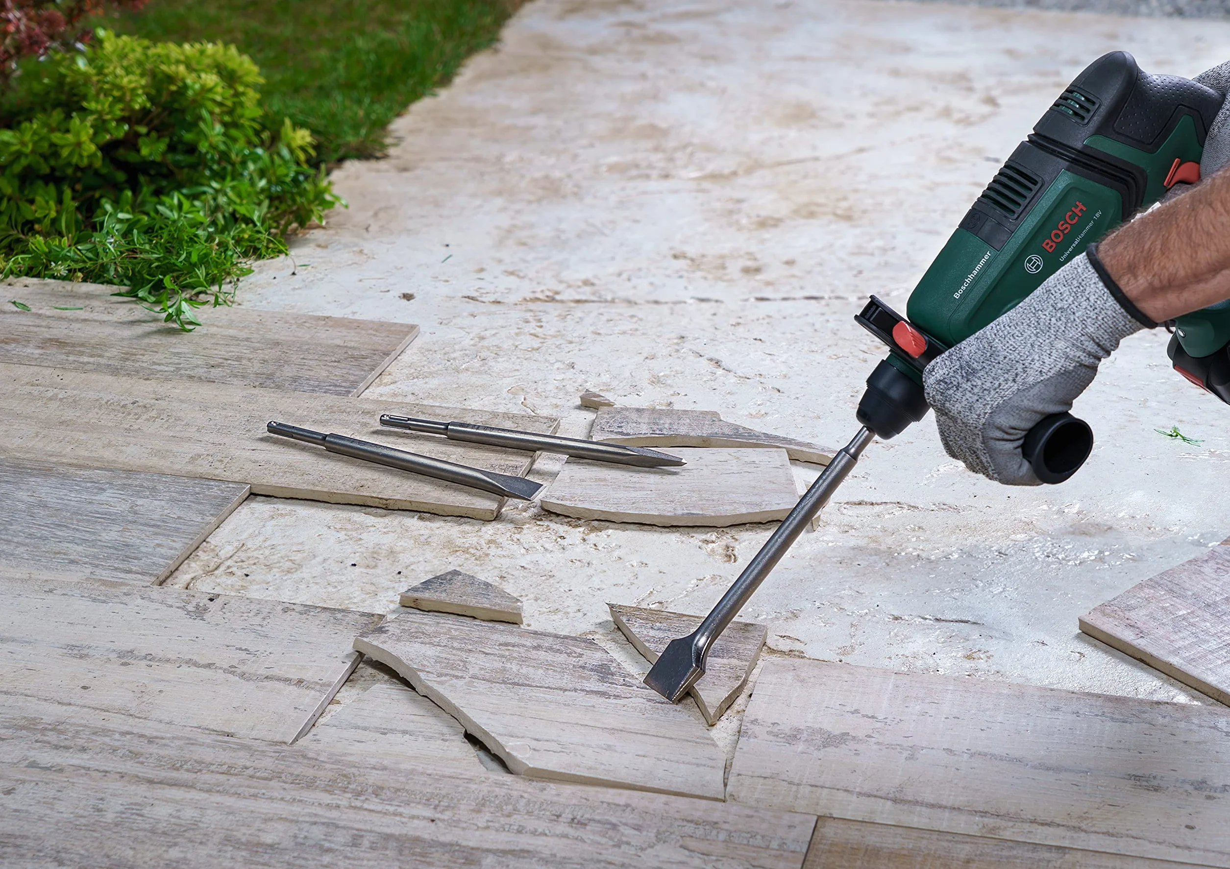 Bosch Dłuto Ø 250 mm 3 Elementy Srebrny