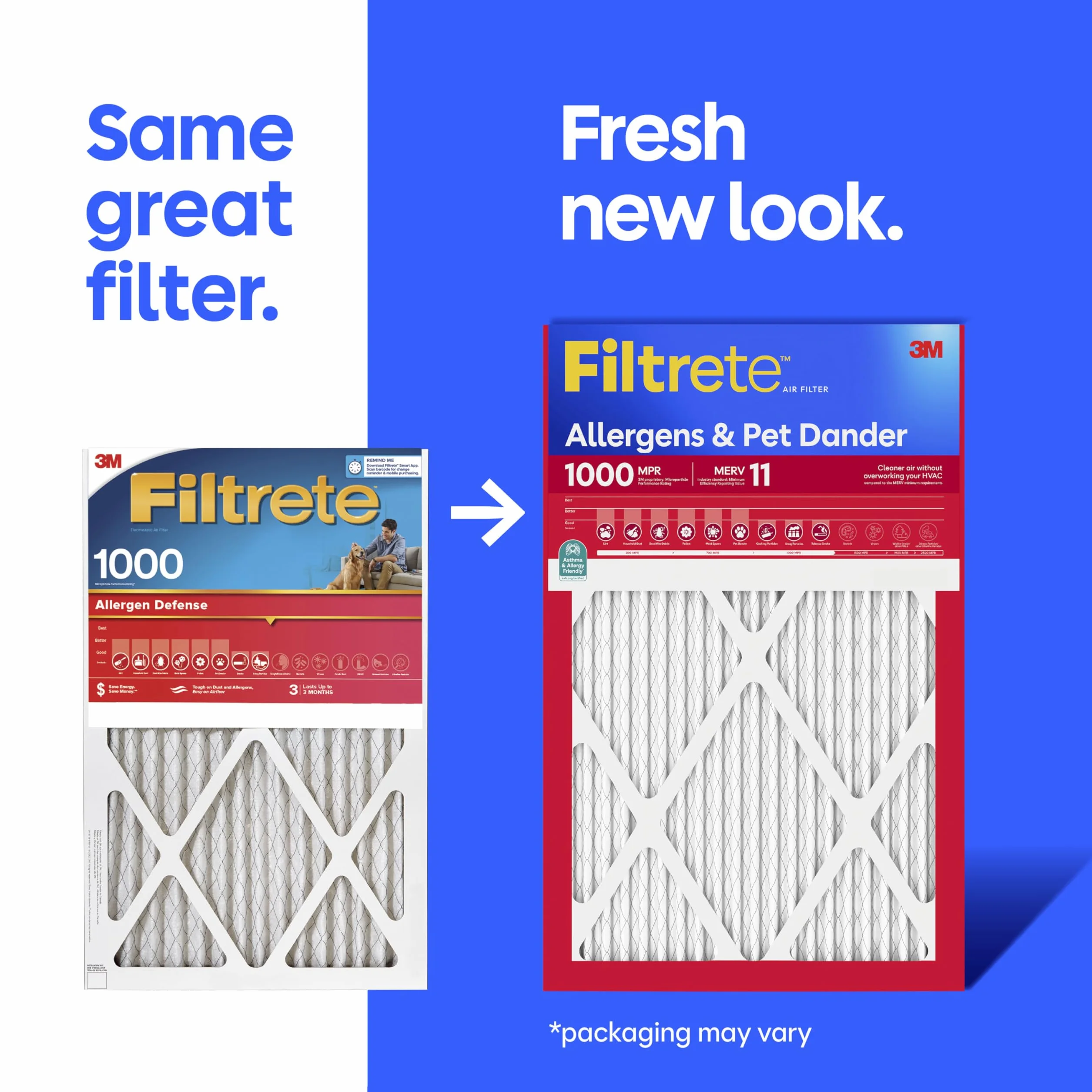 Filtrete 18 x 20 x 1 Filtr Powietrza MPR 1000 Mikroalergeny 6-pak