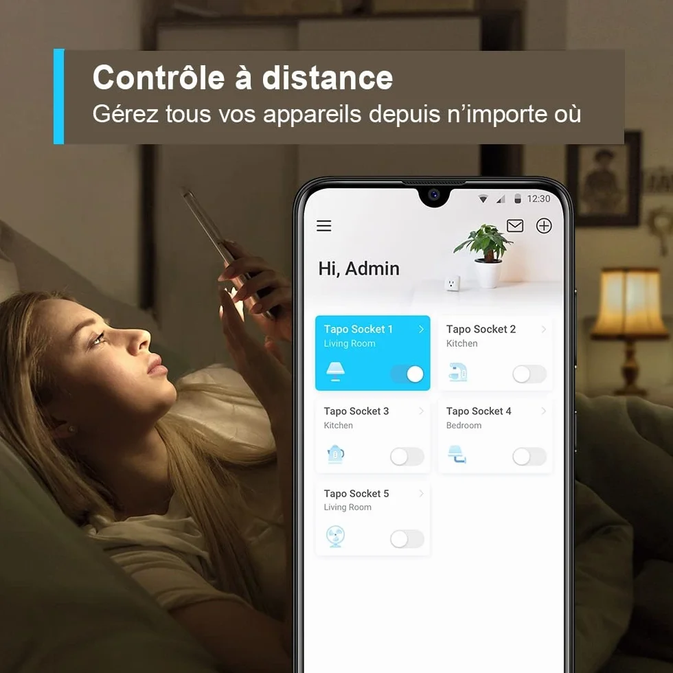 Tp-Link Inteligentne Gniazdka, Biały, 2 sztuki