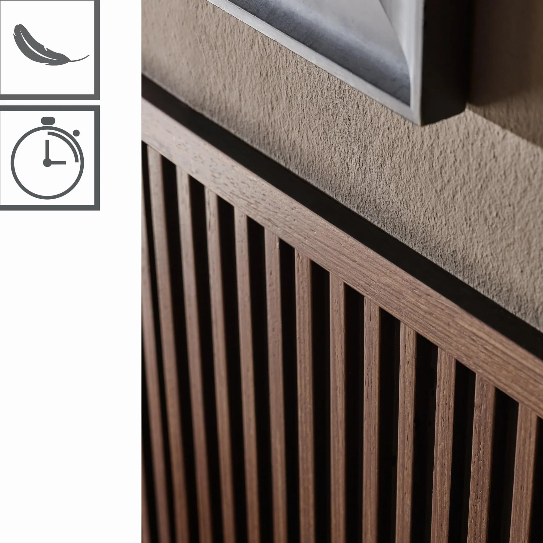 VOX Lamele ścienne R-TRIM LINERIO S NATUR. BLACK 2,65X24