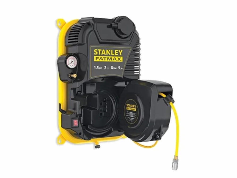 Stanley Fatmax Walltech Pro Sprężarka Ścienna 230V Czarny Żółty