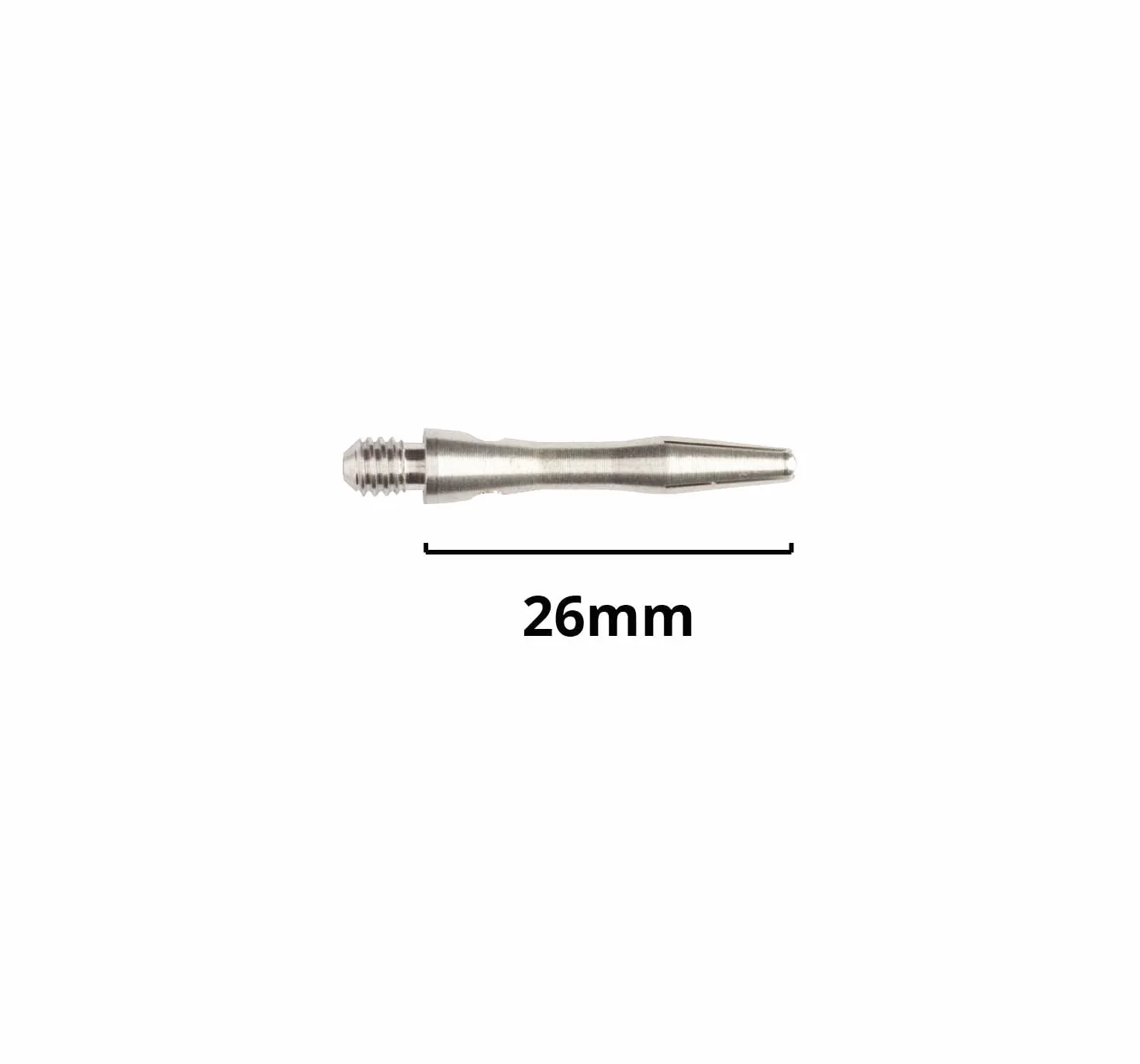 Czerwone smoki gładkie aluminiowe bardzo krótkie wałki do rzutki - 4 zestawy w opakowaniu (łącznie 12 wałków)