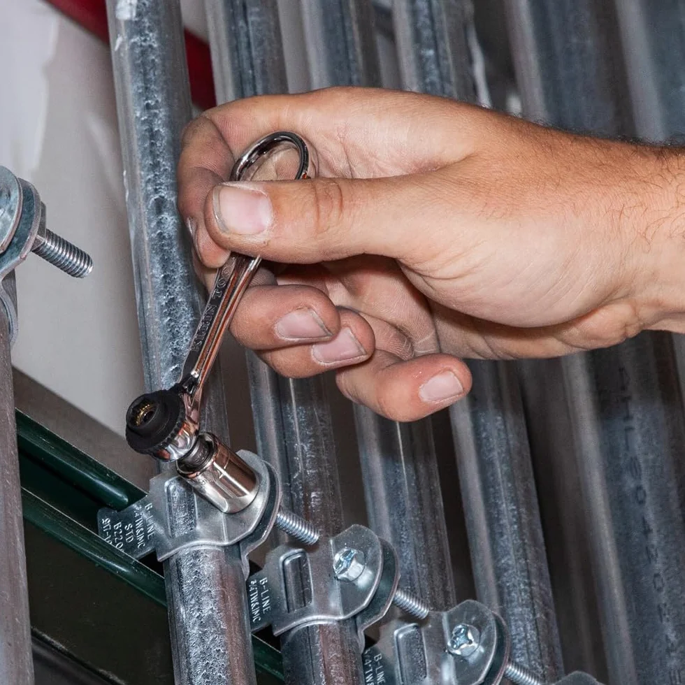 KLEIN TOOLS 5-częściowy zestaw mini grzechotki z krzyżakami, szczelinami i adapterem 65200