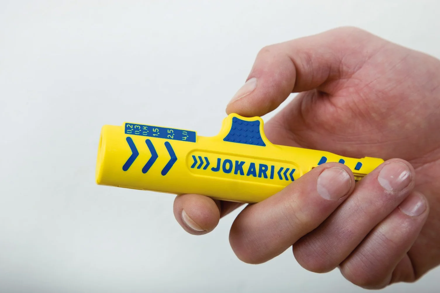 JOKARI 30155 Ściągacz do Uszczelniania Izolacji, Żółty 124 mm