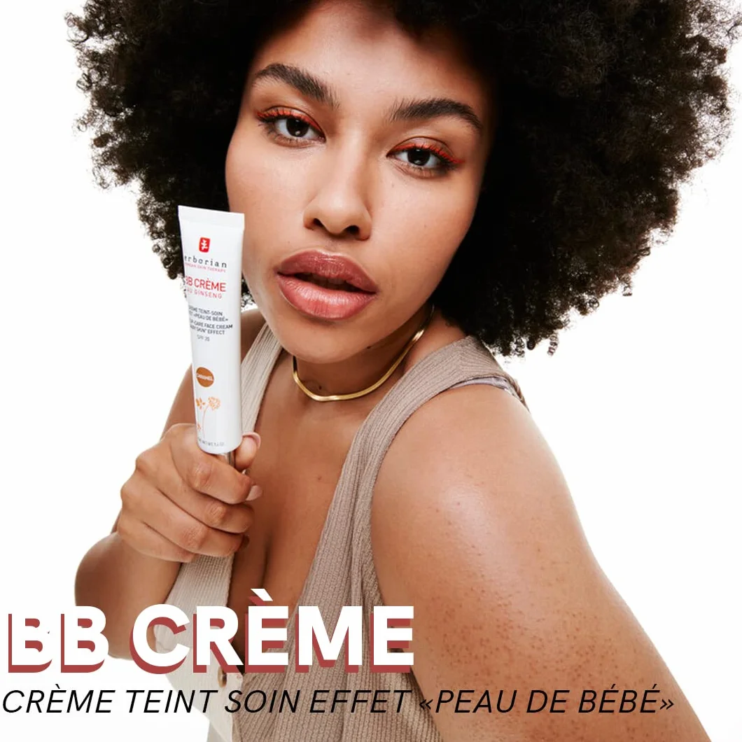 Erborian - Żeń-szeń BB Cream - Cream Teint Perfecteur 5 w 1 - Leczenie 5 w 1 efekt "skóry dziecka" Zabieg na twarz SPF 20 - Koreańskie kosmetyki -