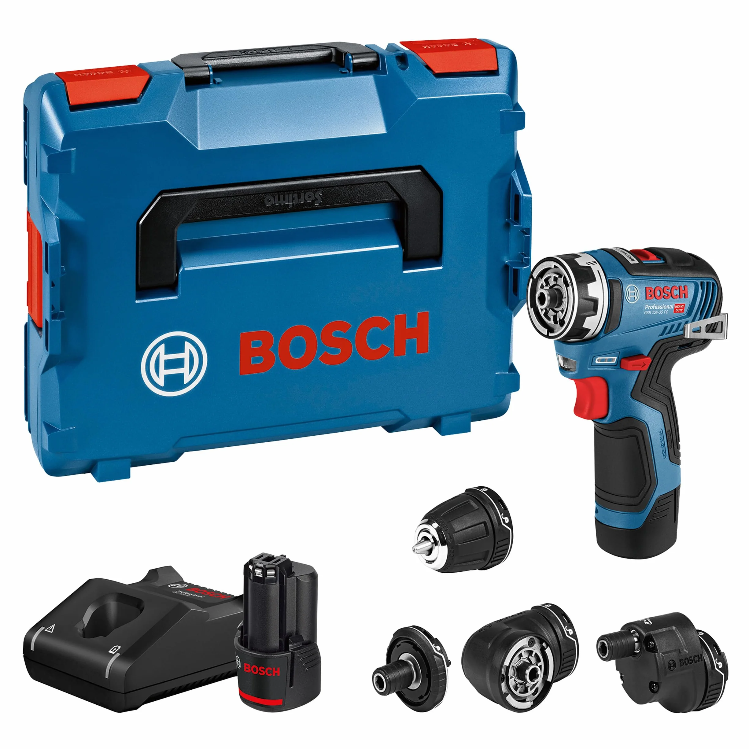 Bosch Professional GSR 12V-35 FC Akumulatorowa Wiertarko-Wkrętarka 12V 3.0Ah FlexiClick L-BOXX