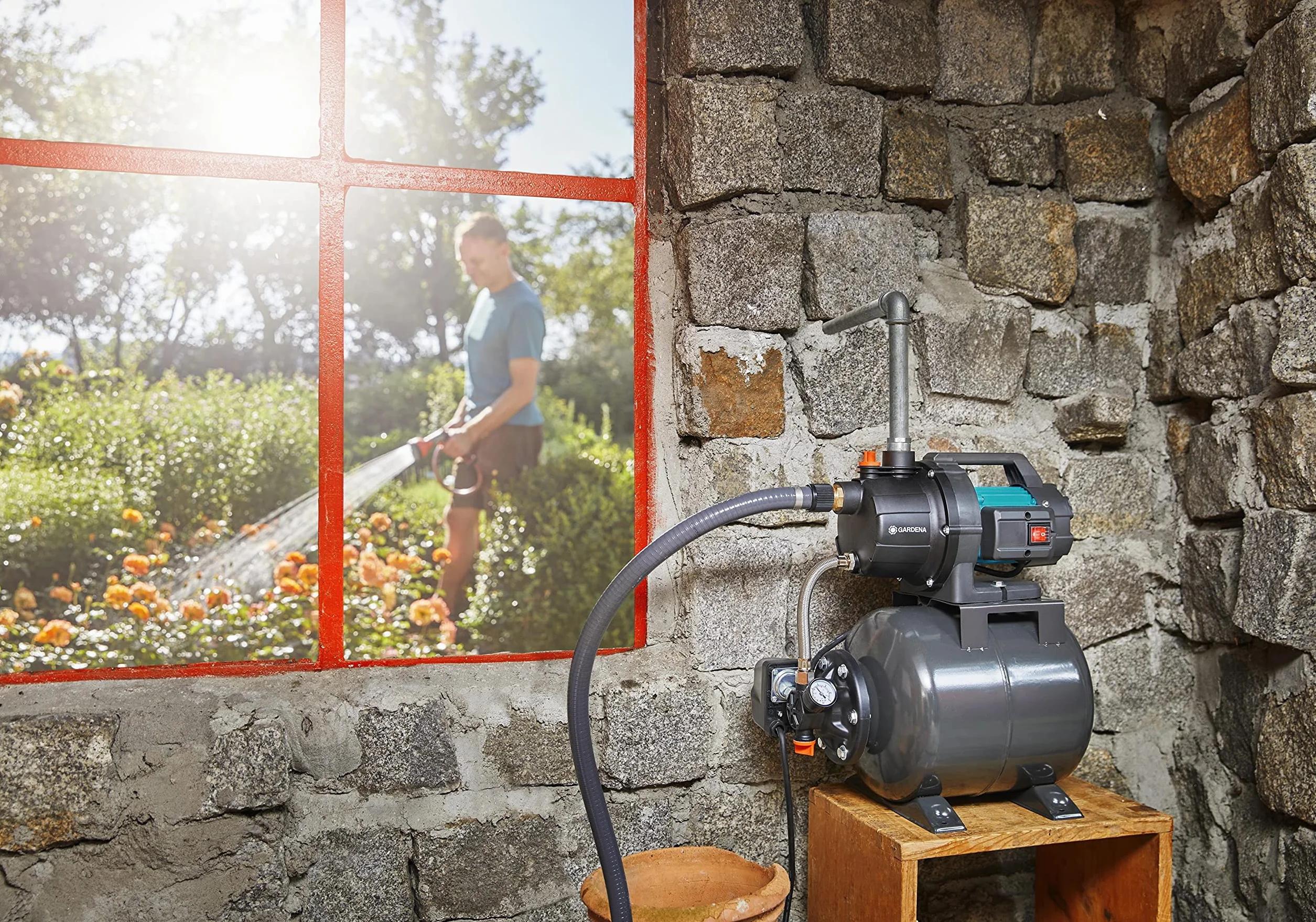 Gardena Pompa Wodociąg domowy 3700/4 800 W 19 l