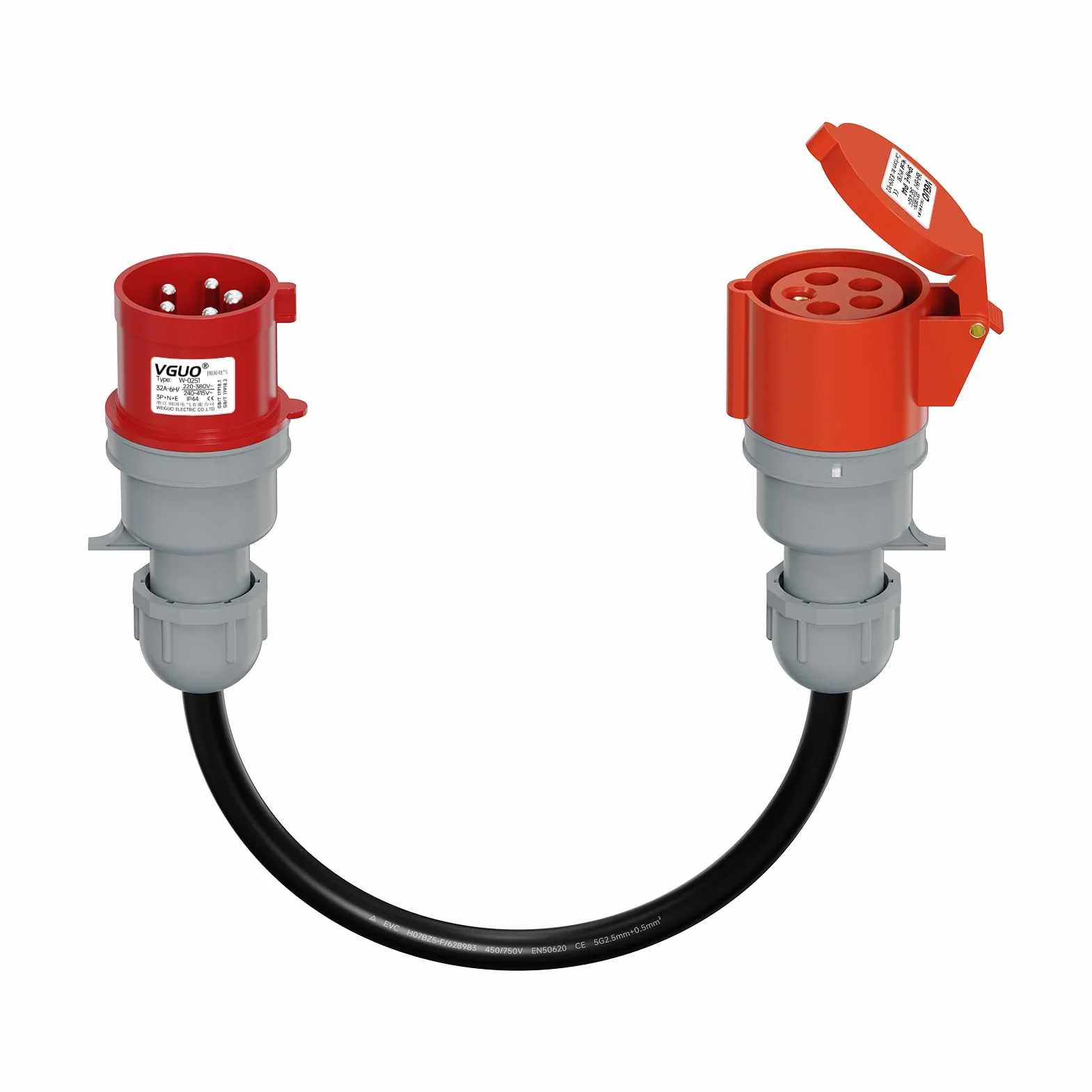 Adapter CEE 32A na 16A 3-Fazowy 400V IP44