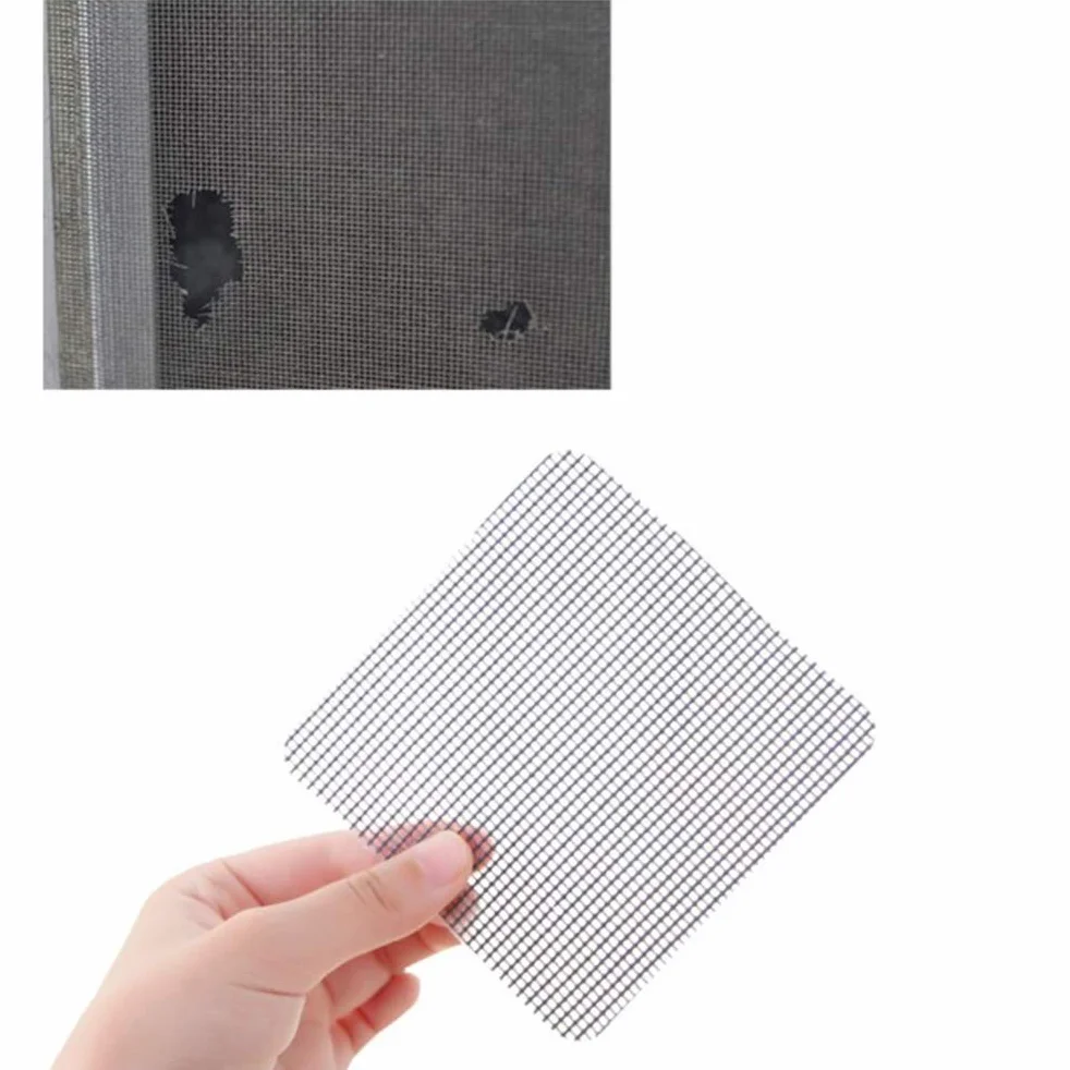 Moskitiera na okno 10x10 cm 3 sztuki ochrona przed owadami