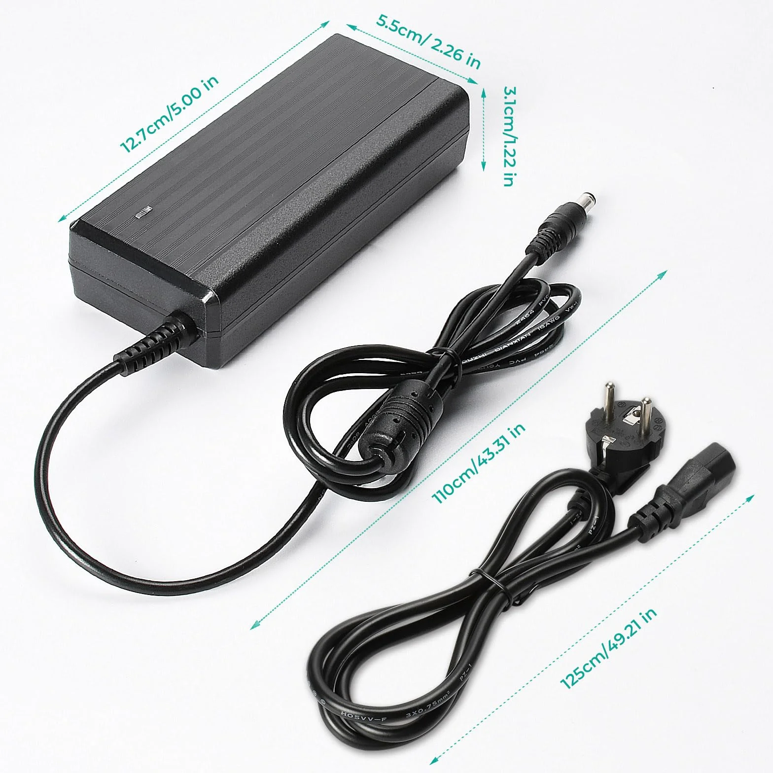 60 W 5A zasilacz sieciowy adapter DC12V transformator sterujący do 5050/3528 taśma świetlna LED odtwarzacz DVD, ekran 12 V, drukarka, wyświetlacz TFT LCD