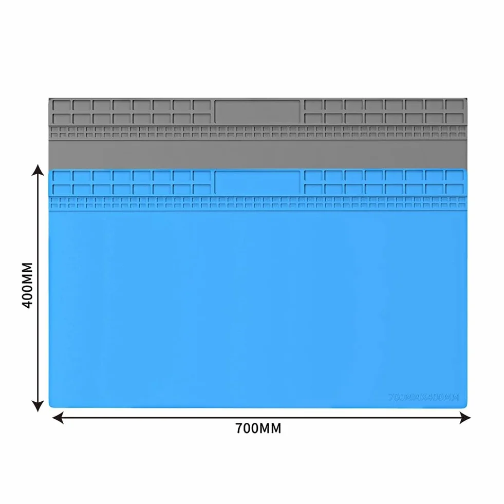 Podkładka izolacyjna silikonowa 700 x 400 mm odporna na wysokie temperatury mata robocza BGA