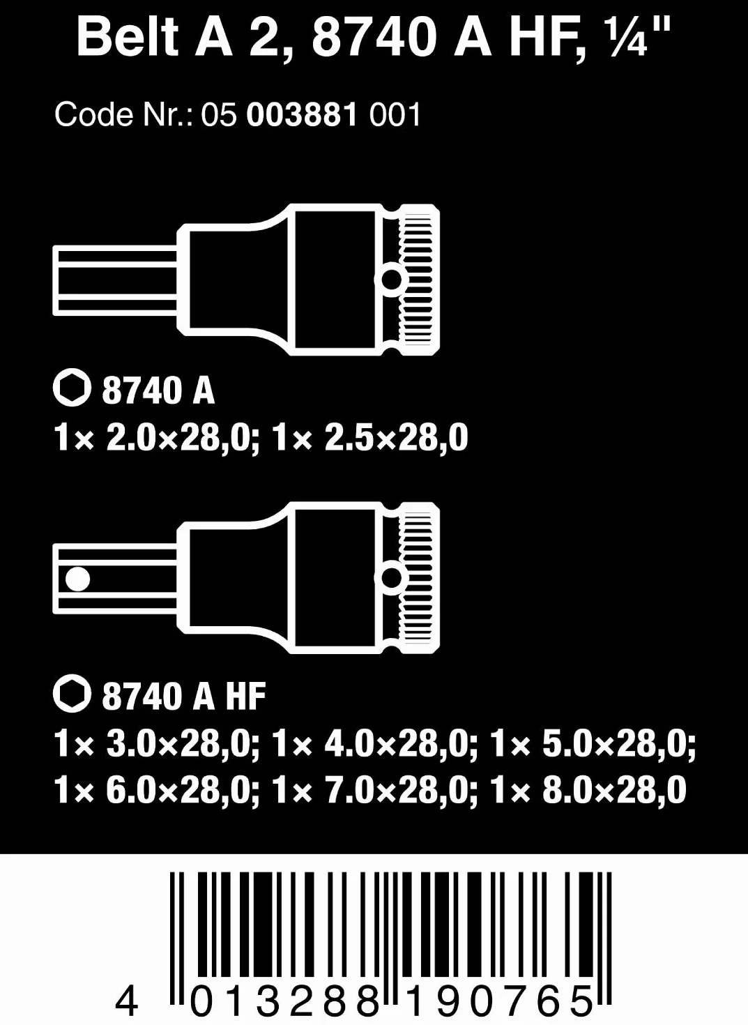 Belt A 2