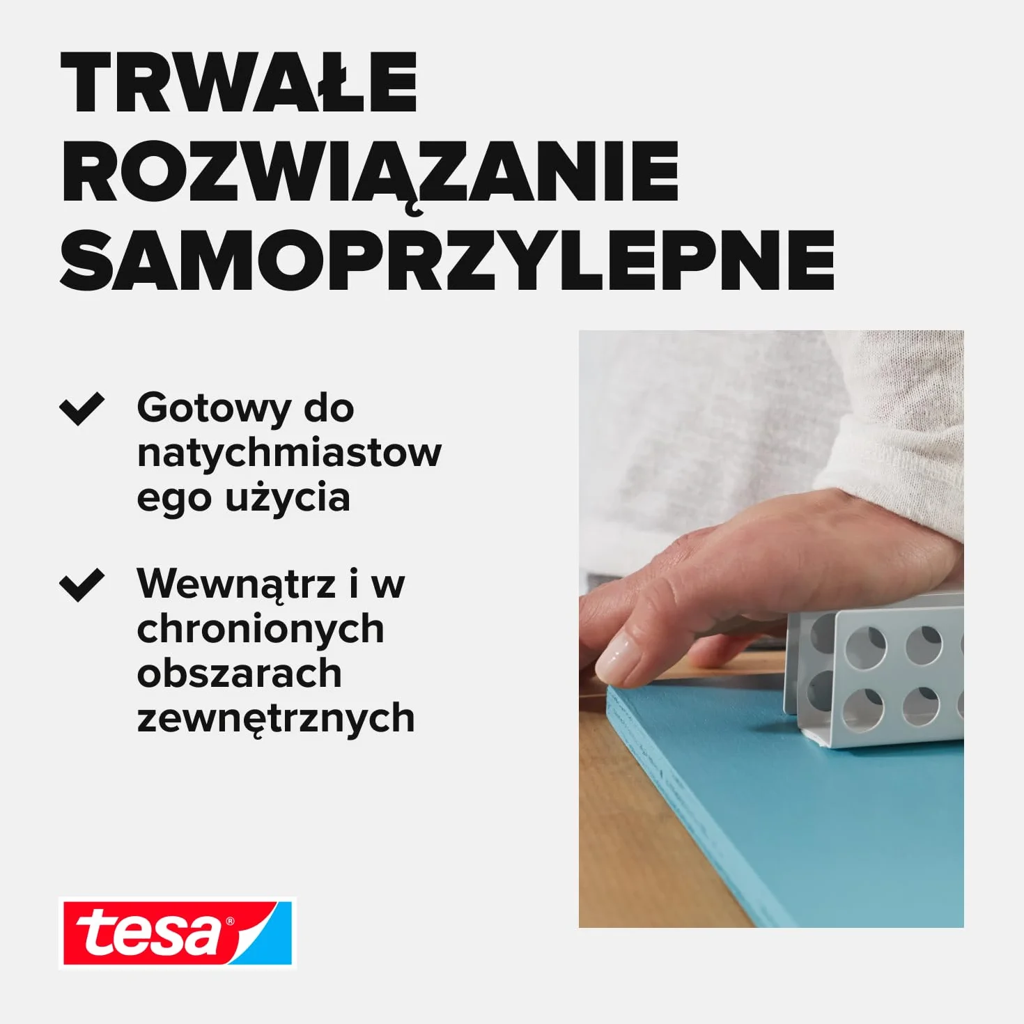 Tesa Powerbond Taśma Montażowa 1,5m x 19mm