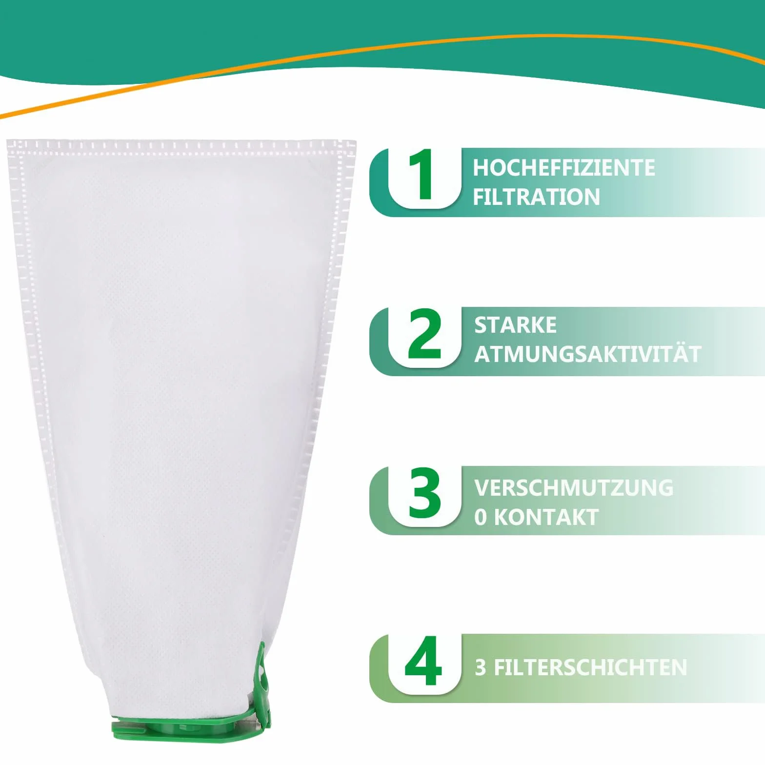 Worki do odkurzacza Vorwerk Kobold VB100, filtracyjne, zapasowe, z filtrami ochronnymi silnika