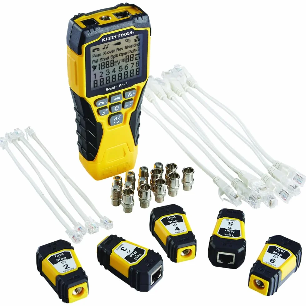 Klein Tools VDV501-853 Scout Pro 3 Tester kabli z pilotem Test-n-Map