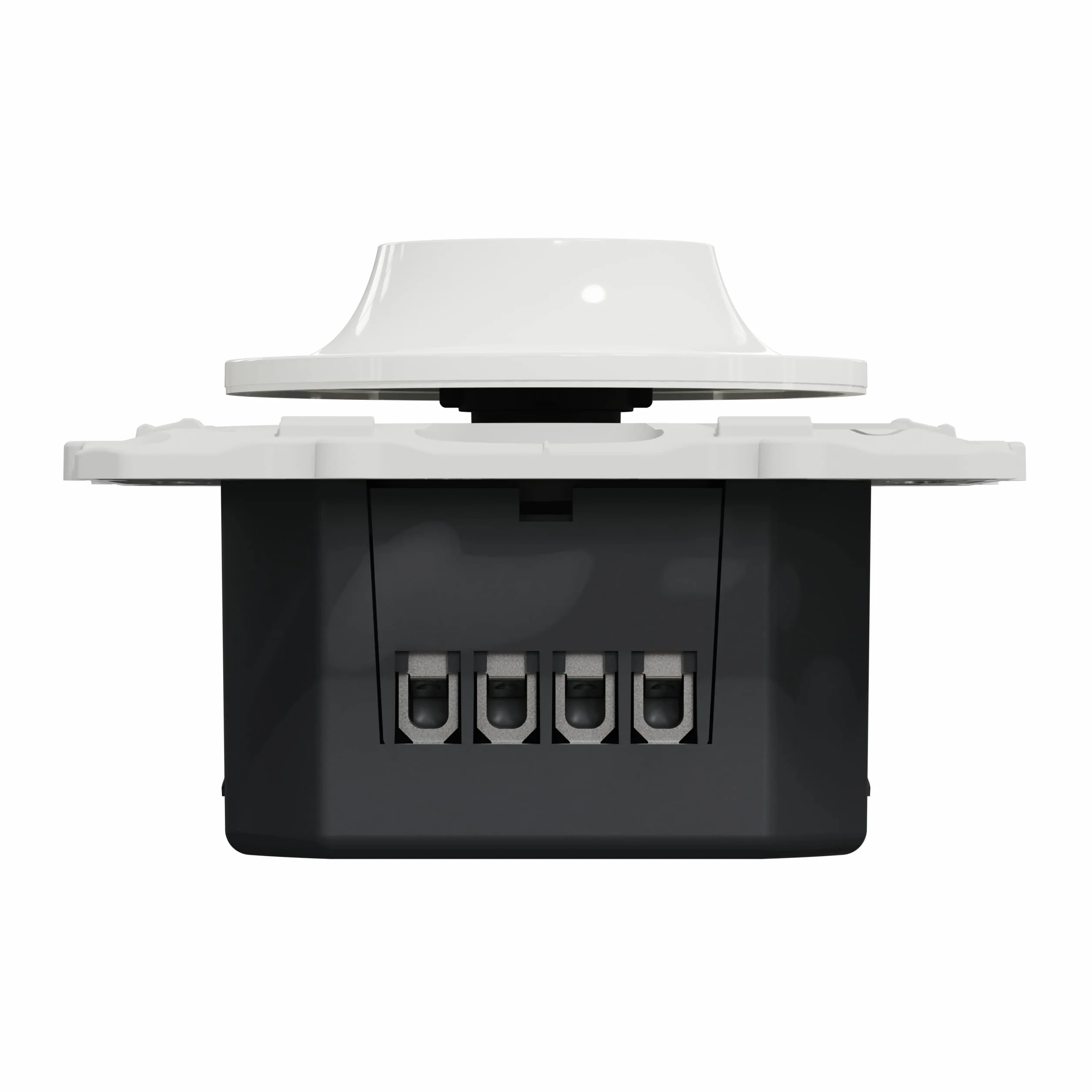 Schneider Electric - Odace - Uniwersalny 2 lub 3-żyłowy ściemniacz światła 3W 100W (Led) - Biały - S520519