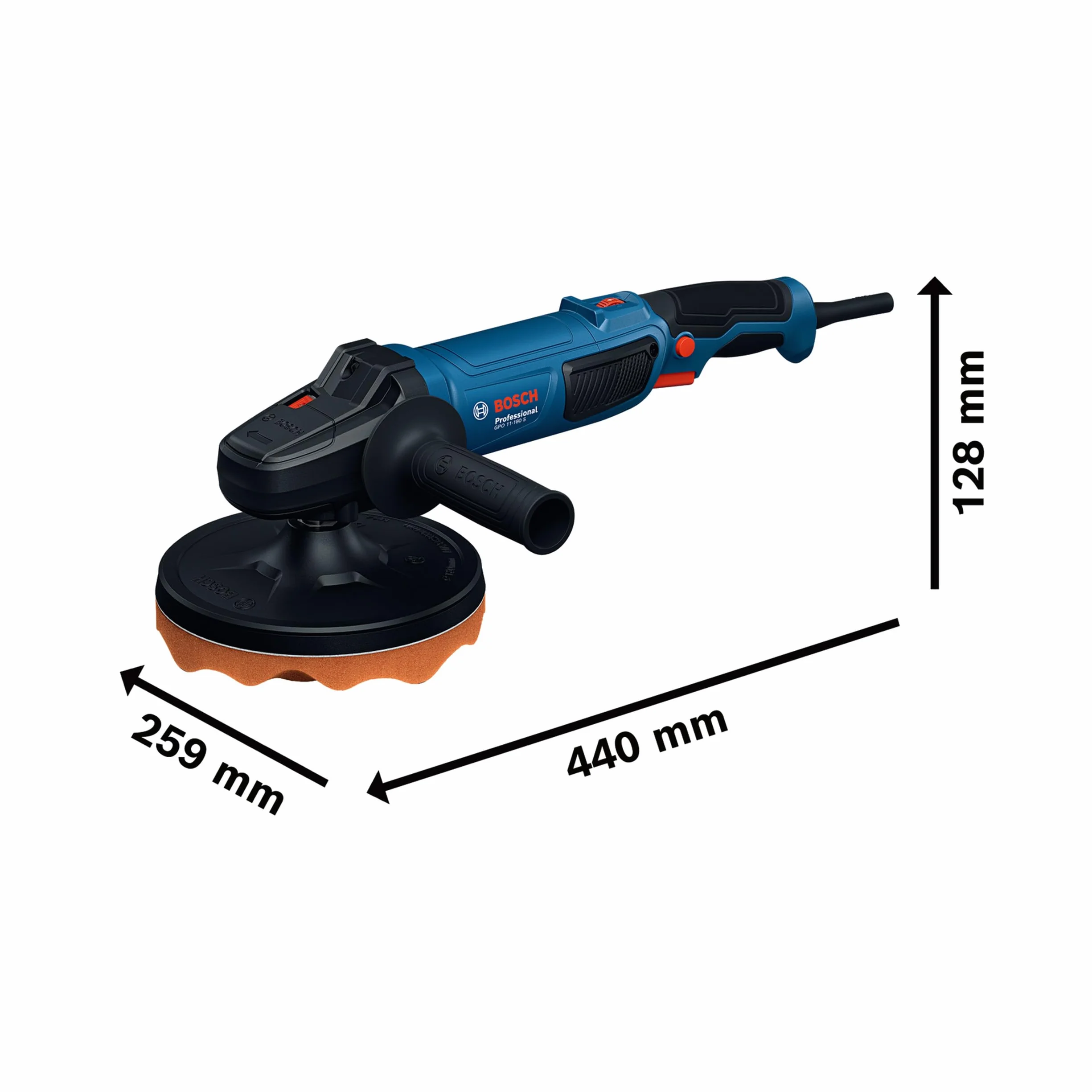 Bosch Professional Polerka obrotowa GPO 11-180 S 180 mm