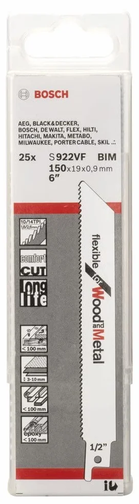 Bosch Professional ostrze do piły Sabre S 922 VF