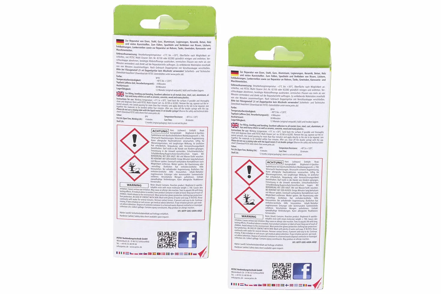 Petec płynny metal SB karta 2-komponentowa żywica epoksydowa 25 ml