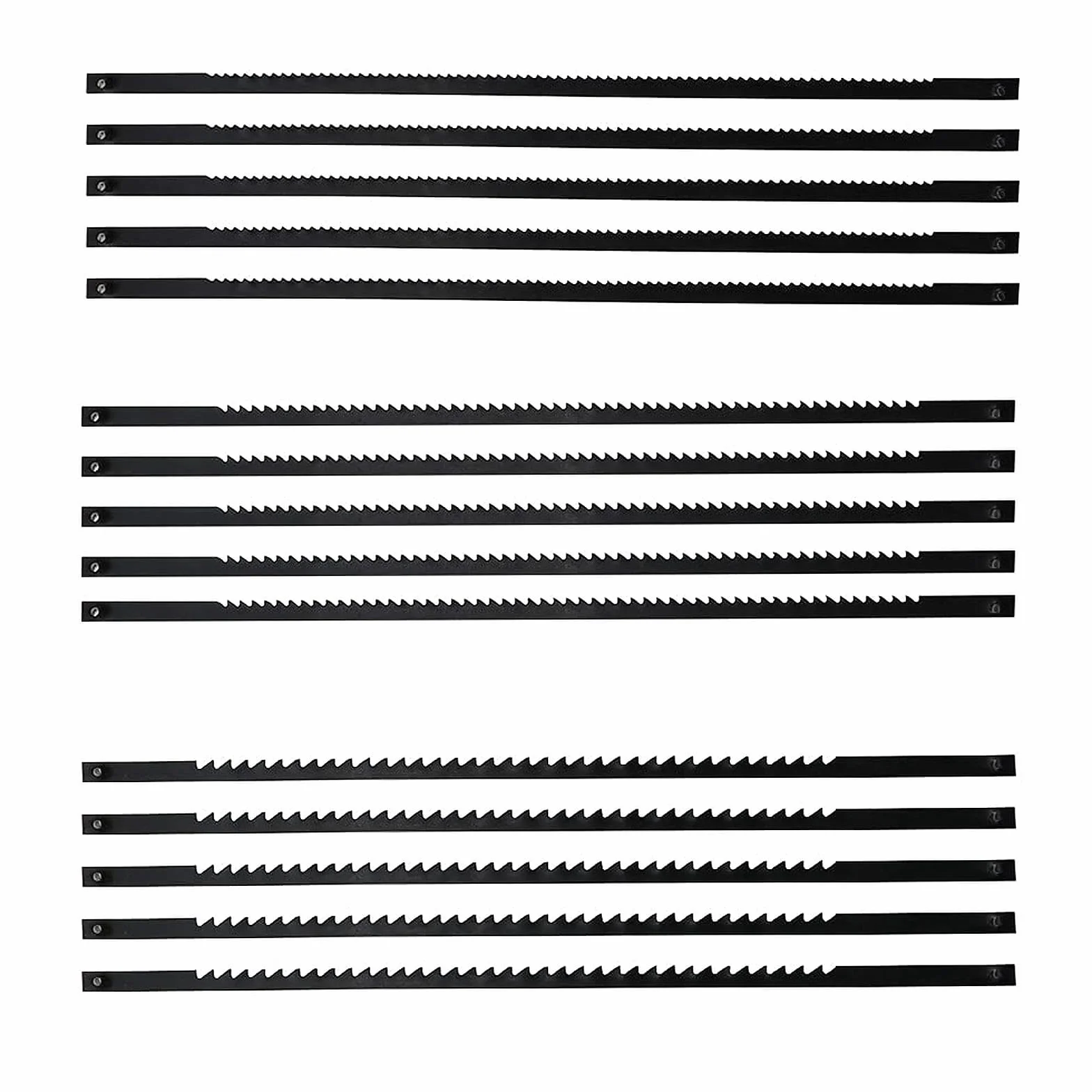 Brzeszczoty do wyrzynarek 127 mm 10/14/18 zębów drobno cięte do drewna