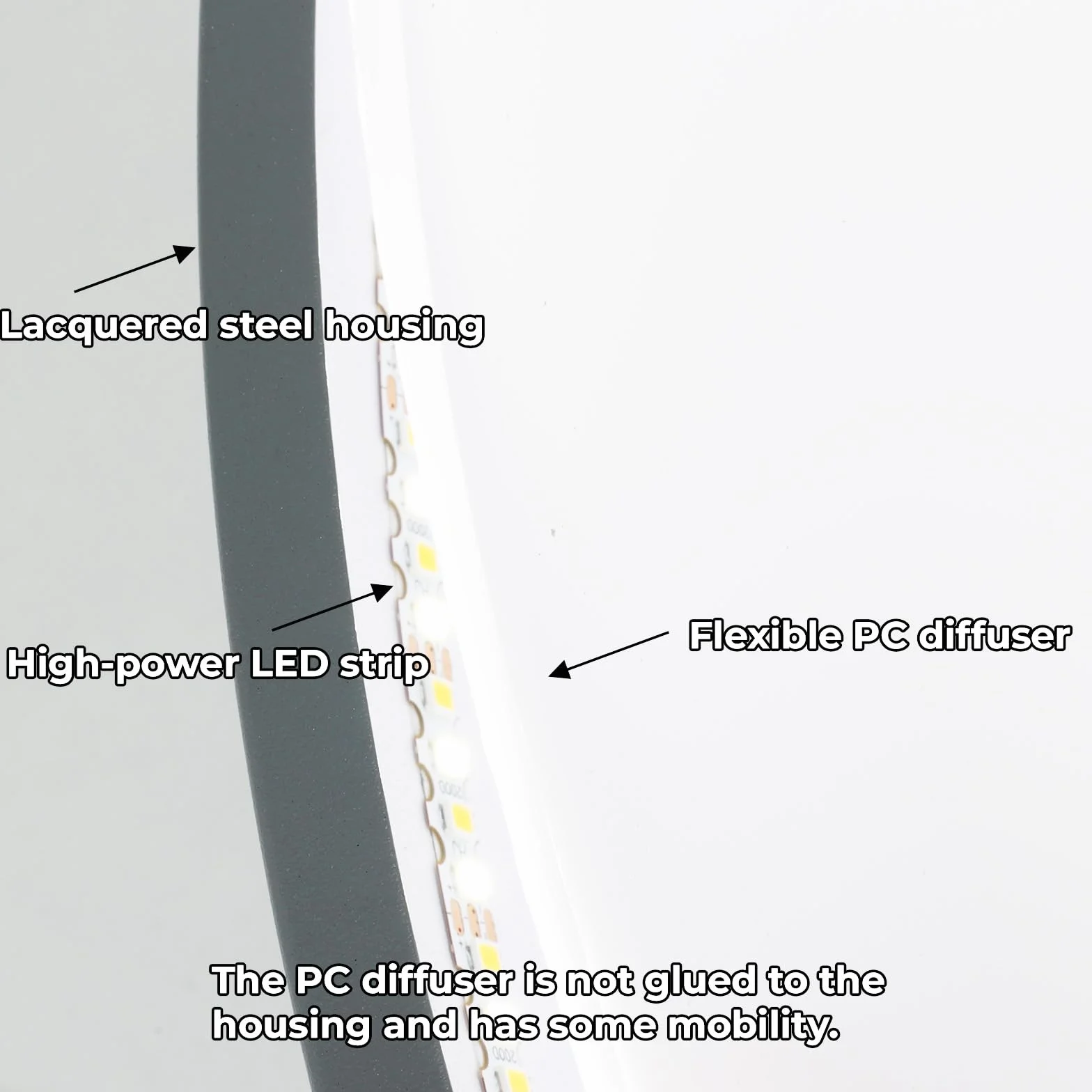 Alpinaluz Lampa sufitowa LED Ø 50 cm 40 W 5000 lumenów stal szara matowa CCT 3000K/4000K/6000K regulowane białe światło