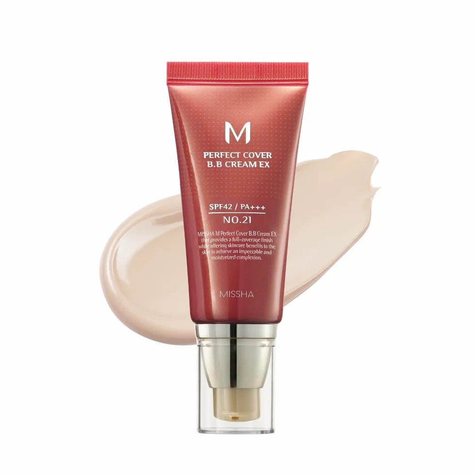 Missha Perfect Cover Krem Bb, 21 Light Beige, 50 ml