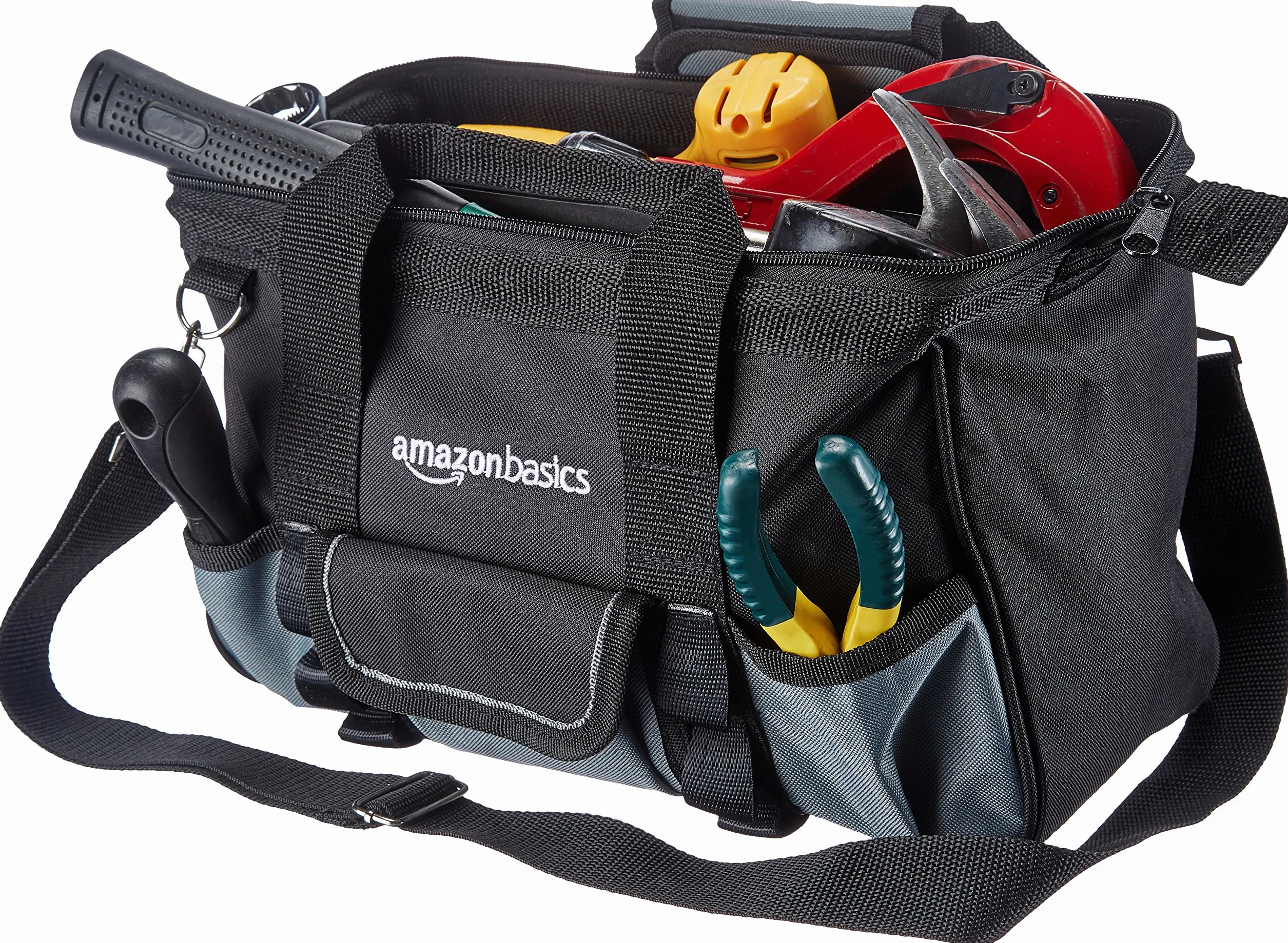 Amazon Basics Torba na narzędzia 32 cm szara srebrna