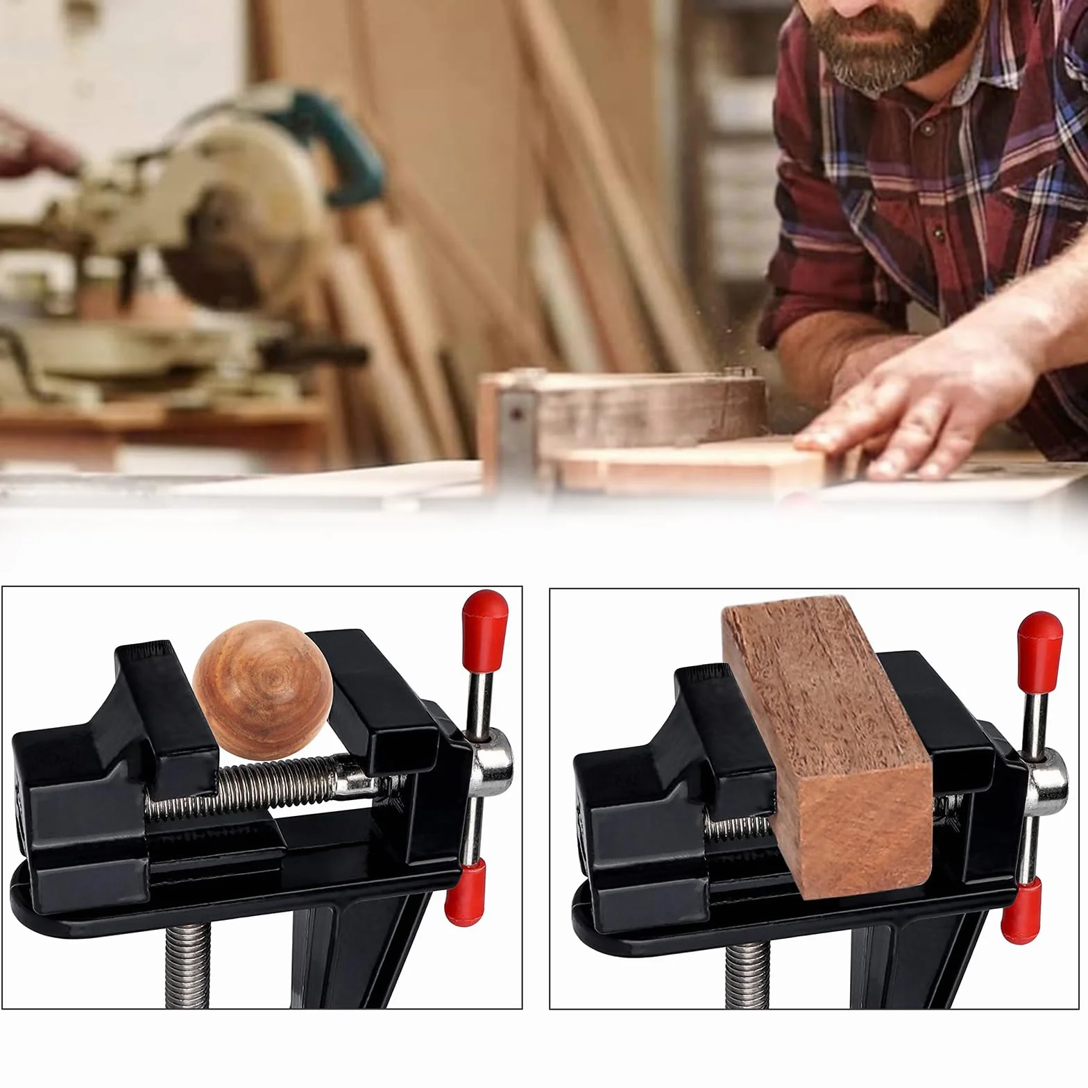 Mini imadło prasa stołowa ze stopu aluminium do biżuterii modelarstwa