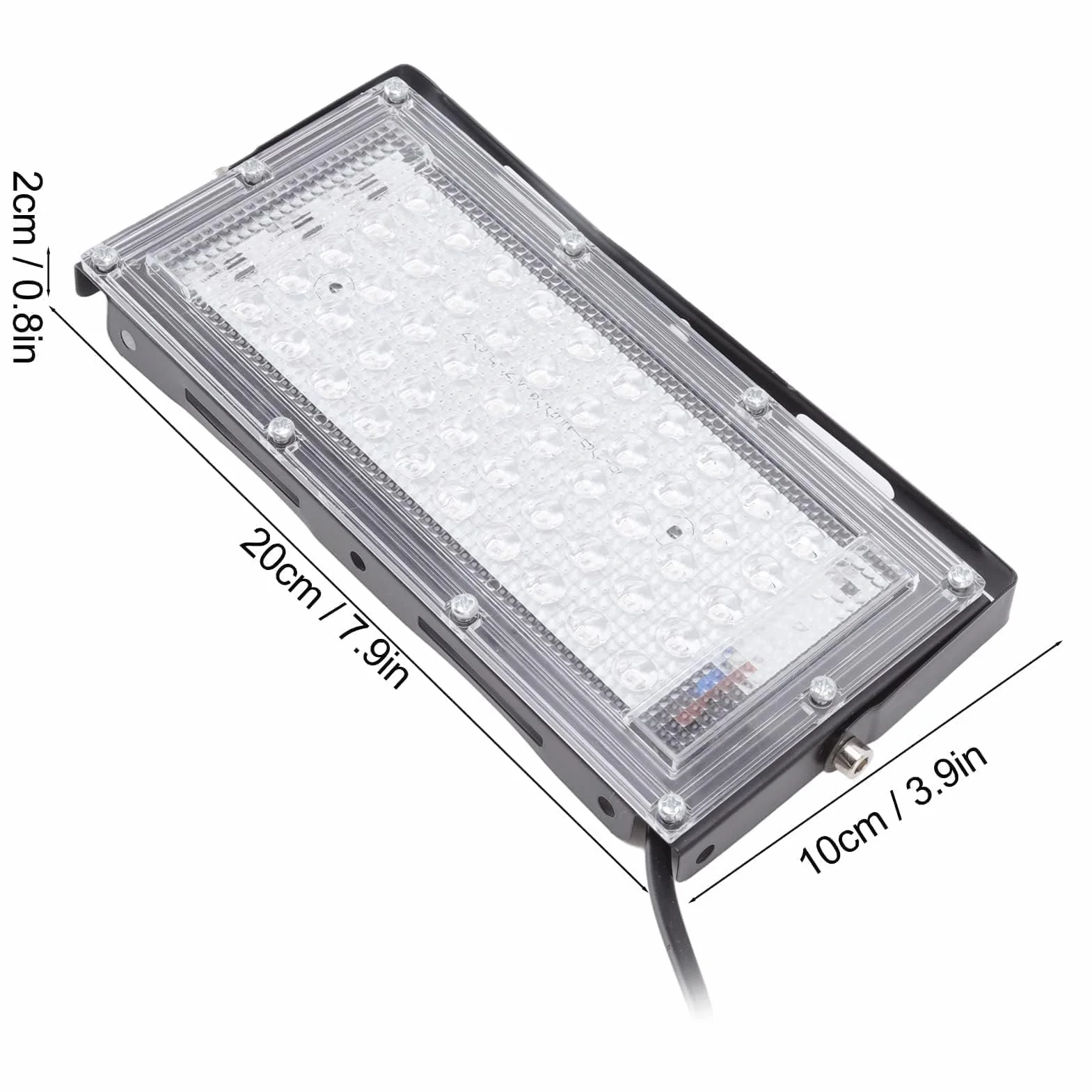 UV Flood Light 50W LED Aluminiowa Lampa Sceniczna Wodoodporna 220V