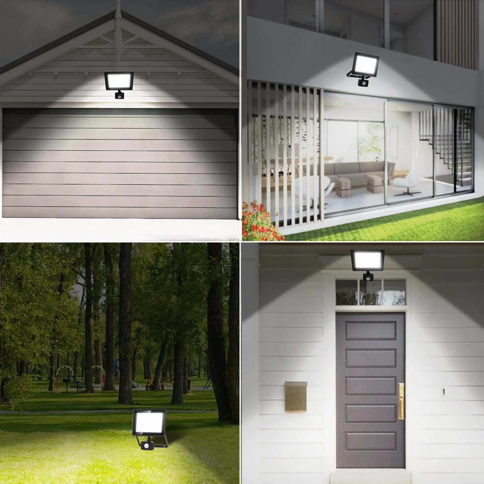 Aigostar reflektor LED z czujnikiem ruchu 50 W, 4300 lm, IP65, 6500 K