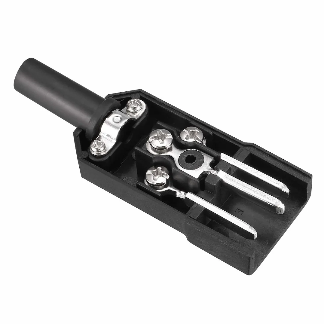 PATIKIL IEC320 C14 Gniazdo Złącza AC250V 10A 3 sztuk Czarny