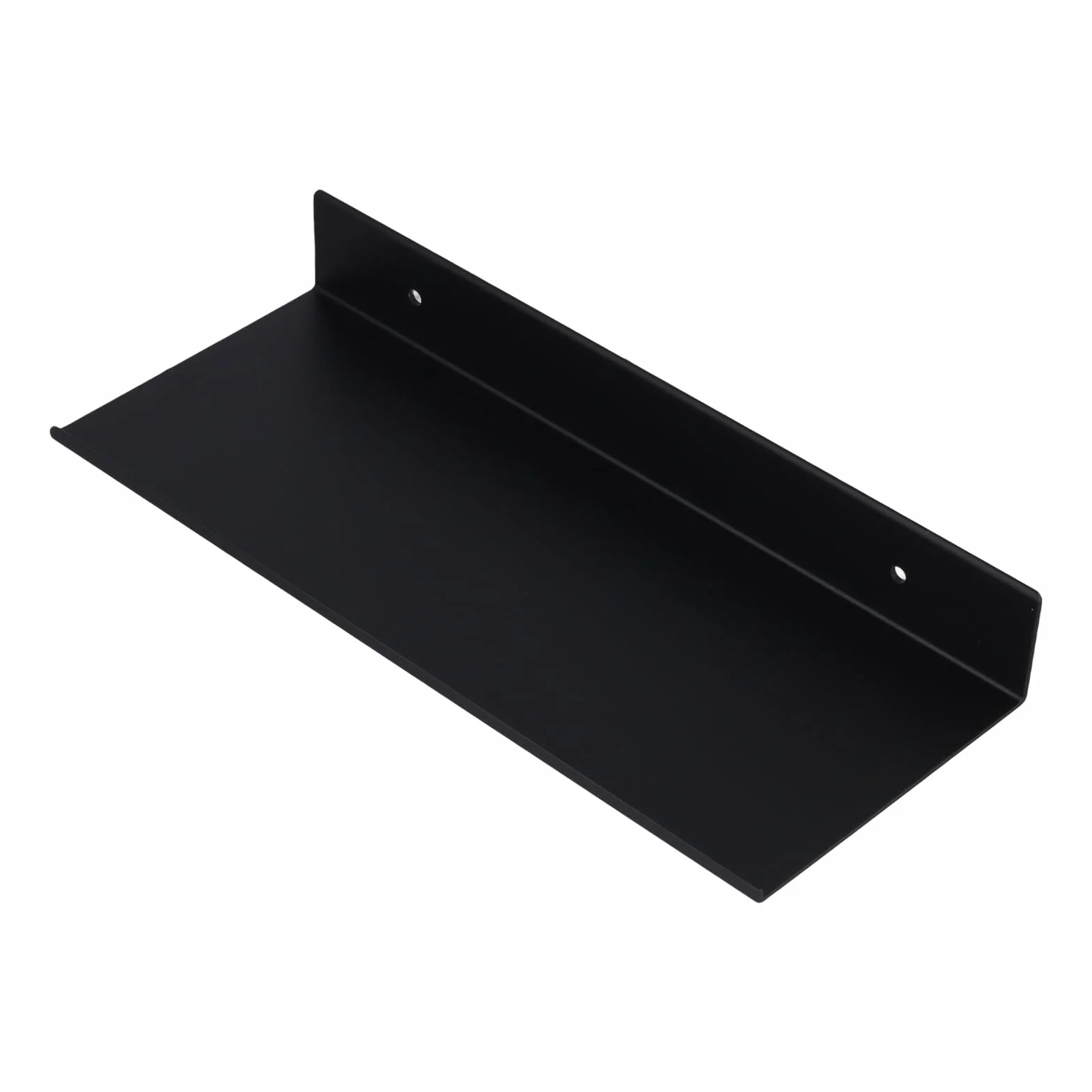 Metalowy regał ścienny półka prysznicowa 30 cm czarny