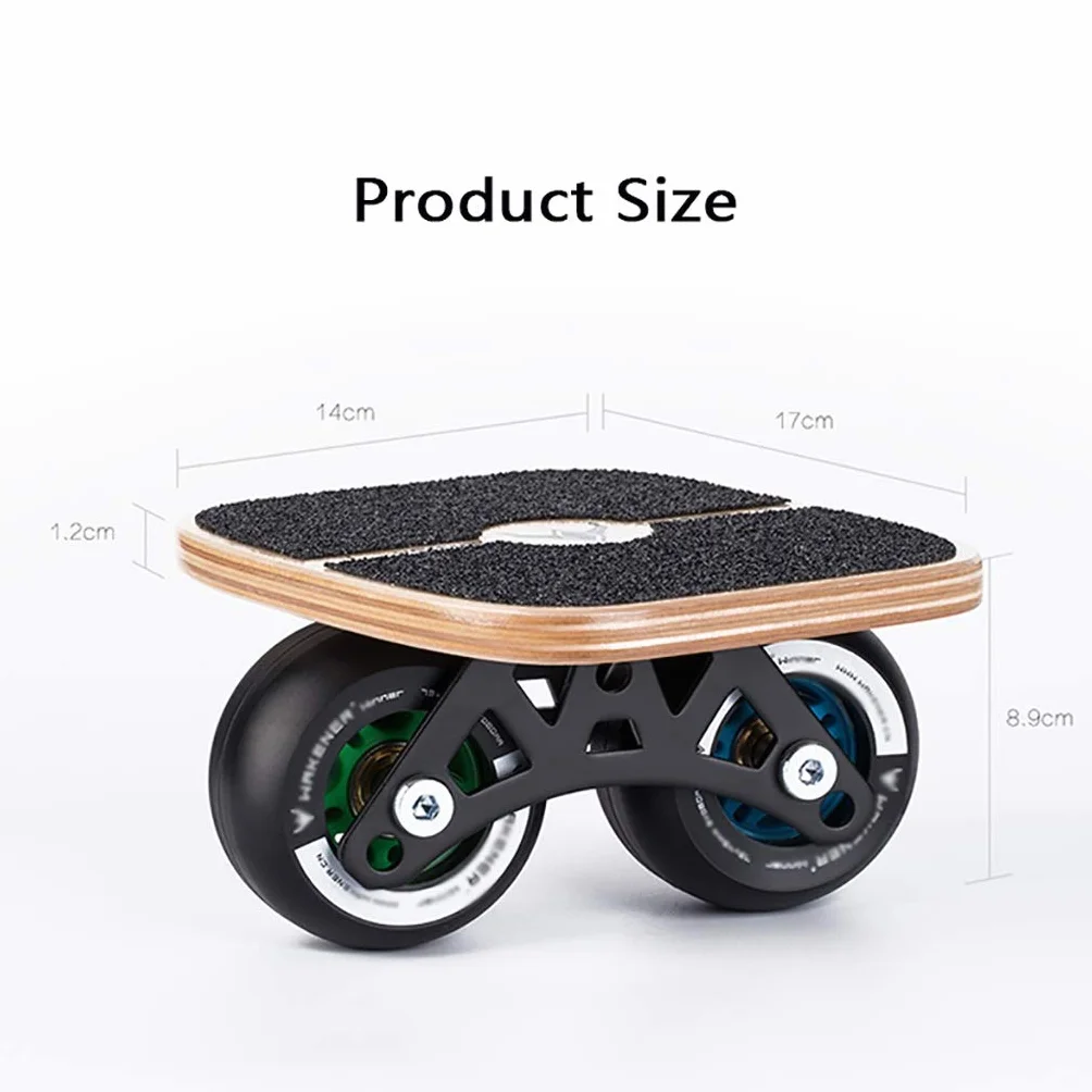 Deskorolka 8 Layer Maple Deck Freeline Drift Skates z wysokim odbiciem koła PU, łyżwy Drift Skate Pro Łyżwy, (Freeline Dripates) Stop Bracke (Color : Blue)