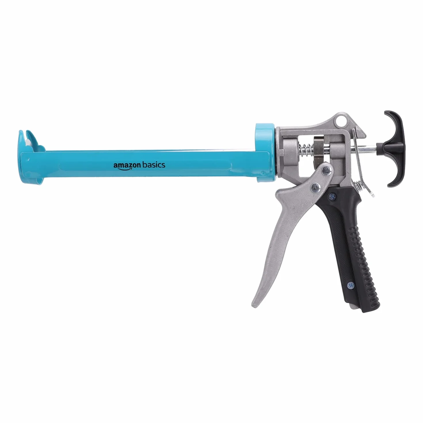 Amazon Basics Pistolet do uszczelniania 310 ml 12:1 aluminiowa rękojeść niebieski/szary