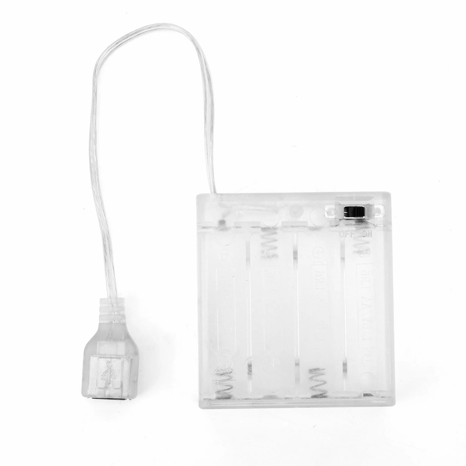 Przenośny Zestaw Baterii do Neonów LED 5V-6V, Zasilacz USB na Baterie