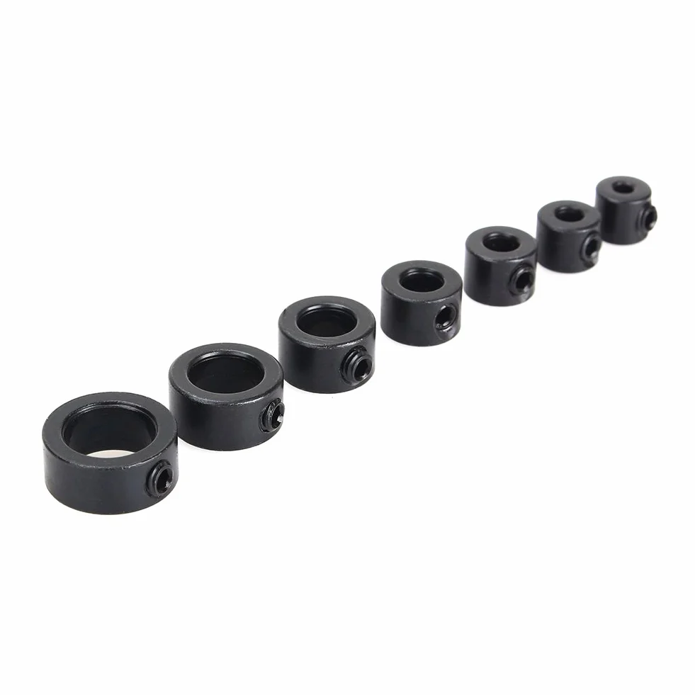 Zestaw 8 sztuk Lokalizator Wiertła Ogranicznik Głębokości 3-12mm z Kluczem Sześciokątnym