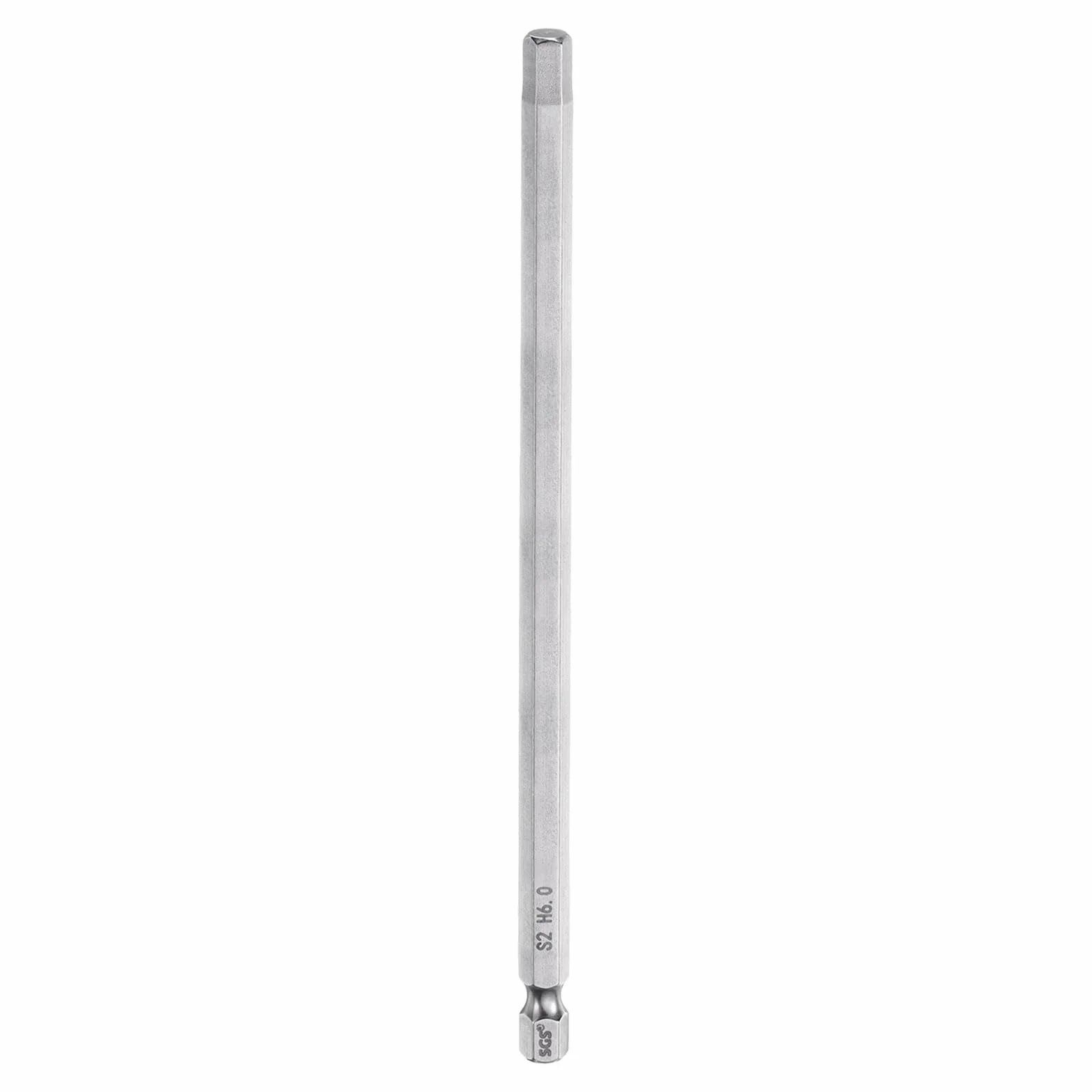 QUARKZMAN Klucz sześciokątny Wiertło 6 mm 1/4" 150 mm magnetyczne bity stal S2