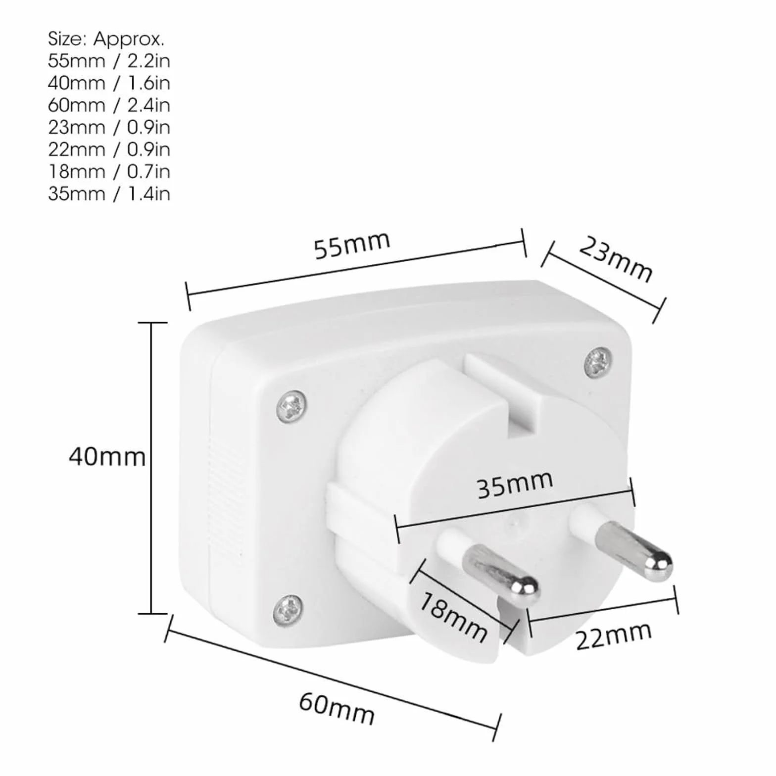 DM55-1-EU Cyfrowy Woltomierz AC 230V 50Hz