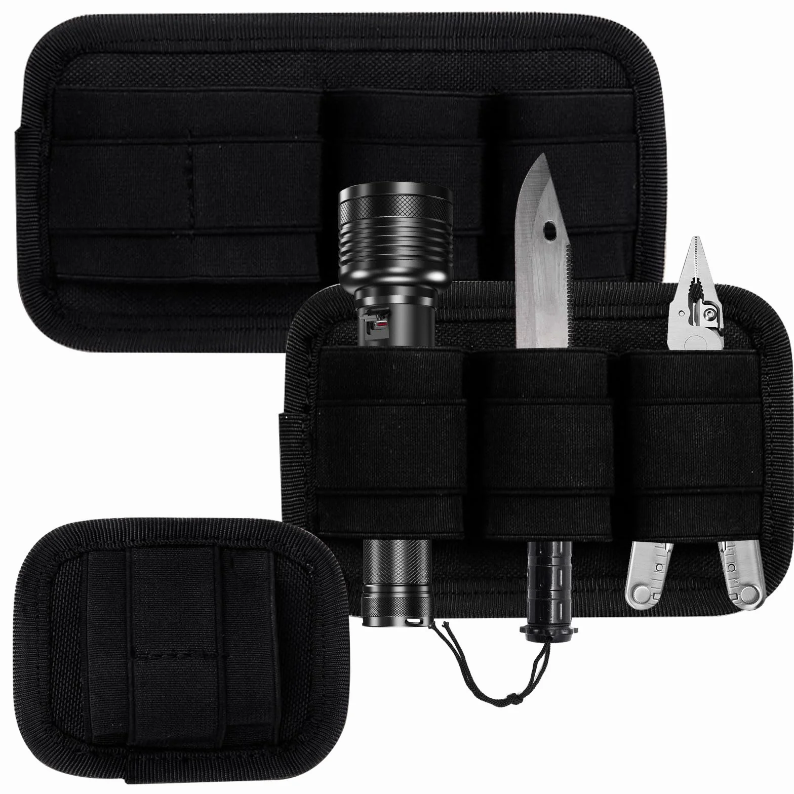 Zestaw 3-częściowy łatek EDC do plecaka, kamizelki taktycznej, torby EDC