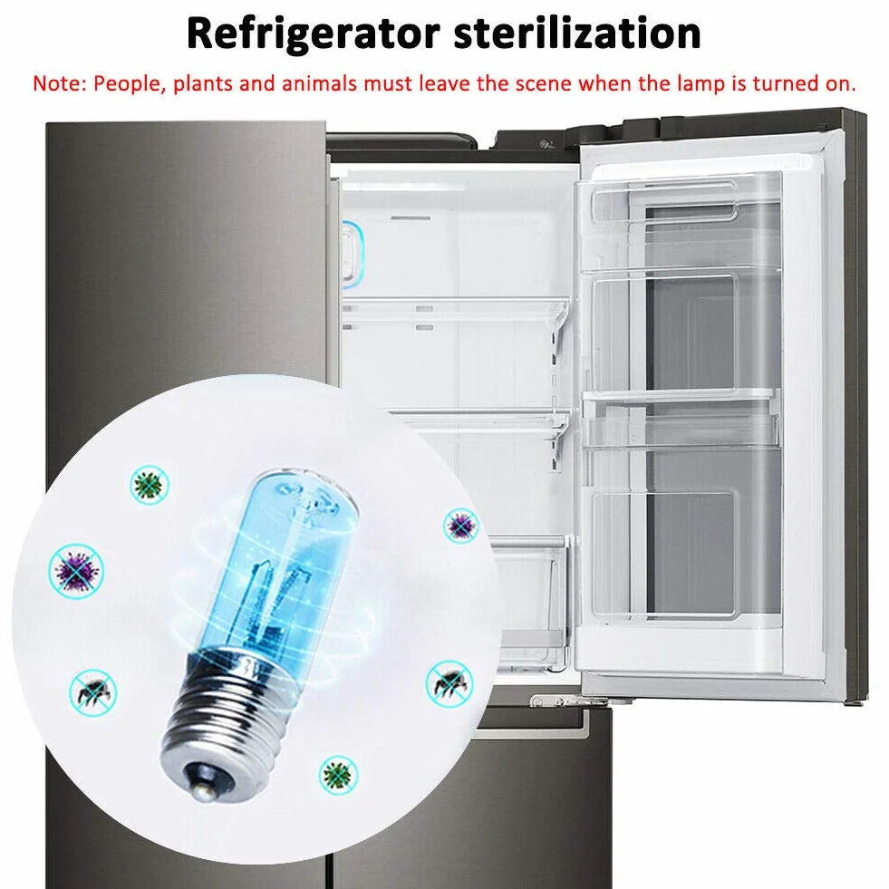 Żarówka bakteriobójcza UVC UV E17 3W DC 10V Dezynfekcja Kwarcowa