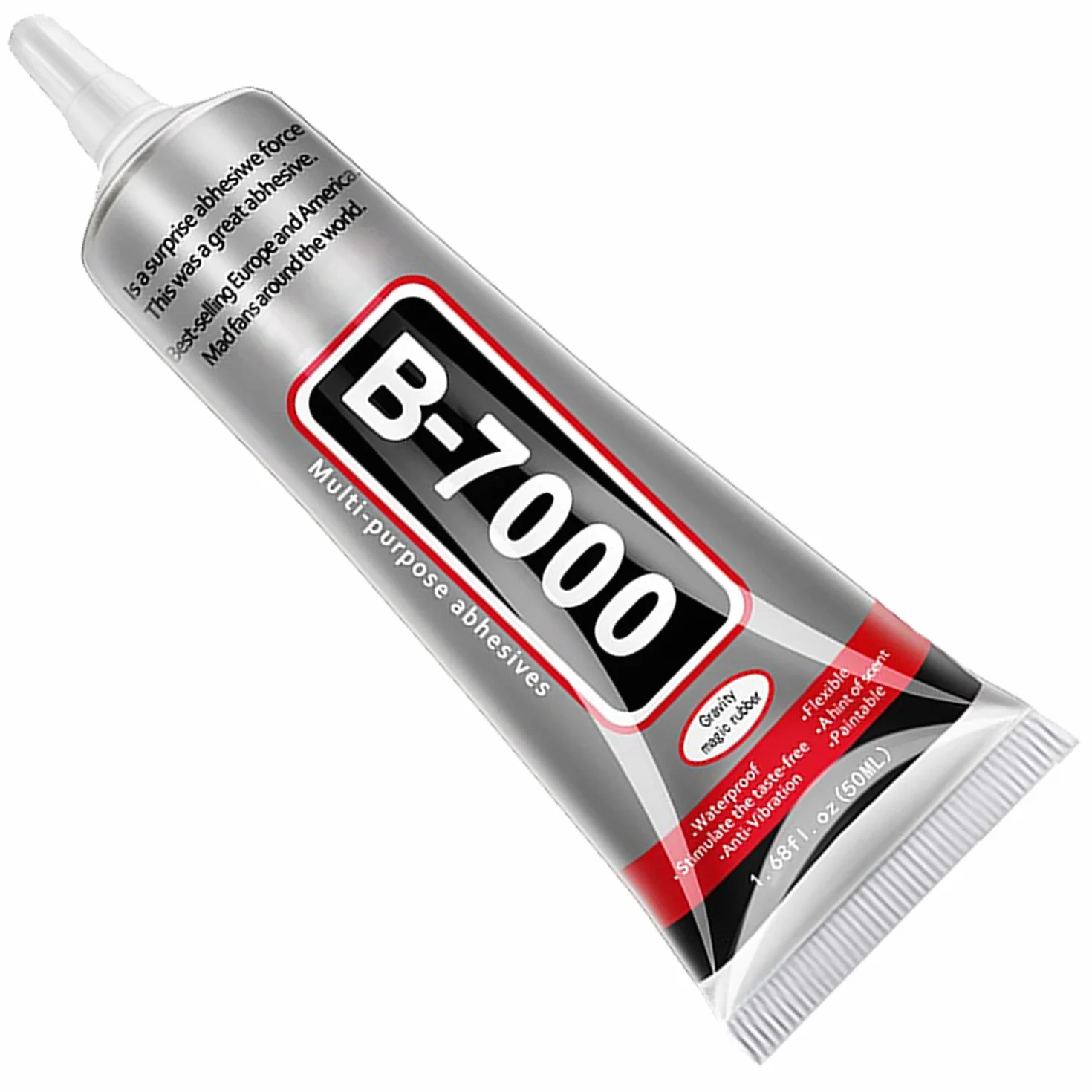 B-7000 Klej do Rhinestones and Jewelry Making | 15 ml przezroczysty uniwersalny klej z precyzyjną końcówką | Super mocny klej do rękodzieła wiskozy do telefonu z tkaniny ze szkła drzewnego |