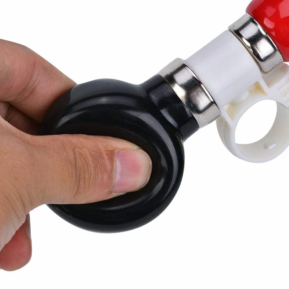 Duokon Keenso Kids Bike Bell, mini dzwonek rowerowy, akcesoria dla dzieci do rowerów/skuterów czerwony/niebieski/pomarańczowy
