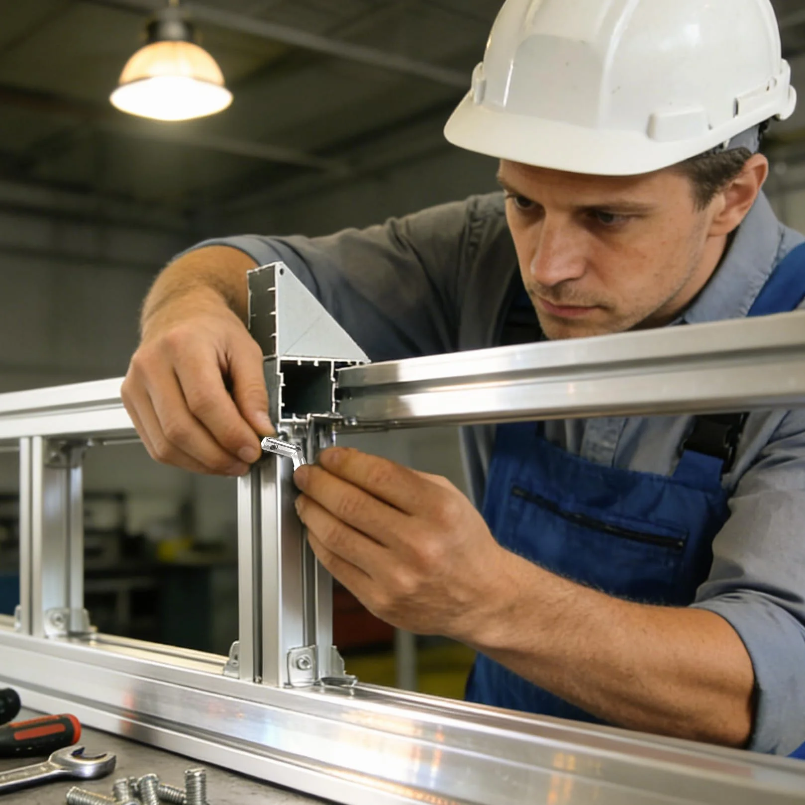 Kątowniki wewnętrzne T-Nut 20x20 do profili aluminiowych 2020, łączniki narożne M5, rowek 6 T 90°, zestaw 30 szt.